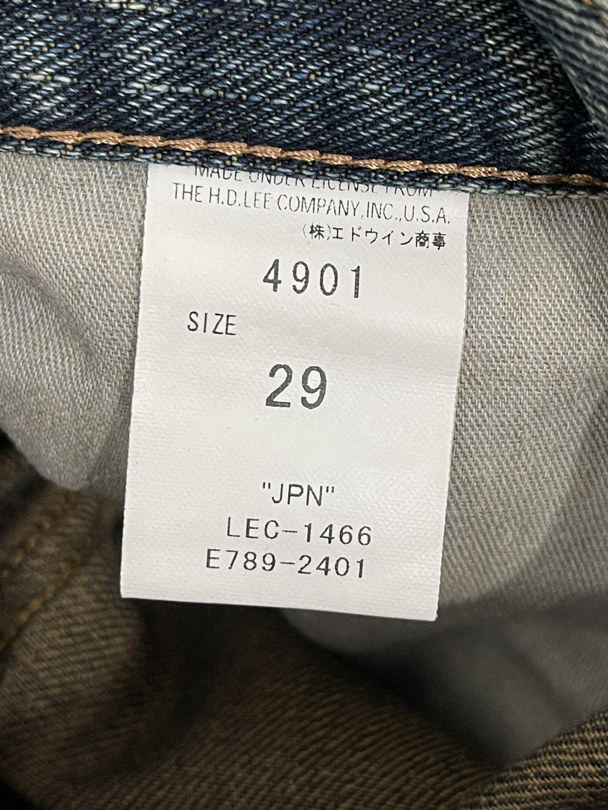 Lee Flare Jeans Lee Japan Denim Boot Cut 2🟦3 Size US 29 - 21 Thumbnail