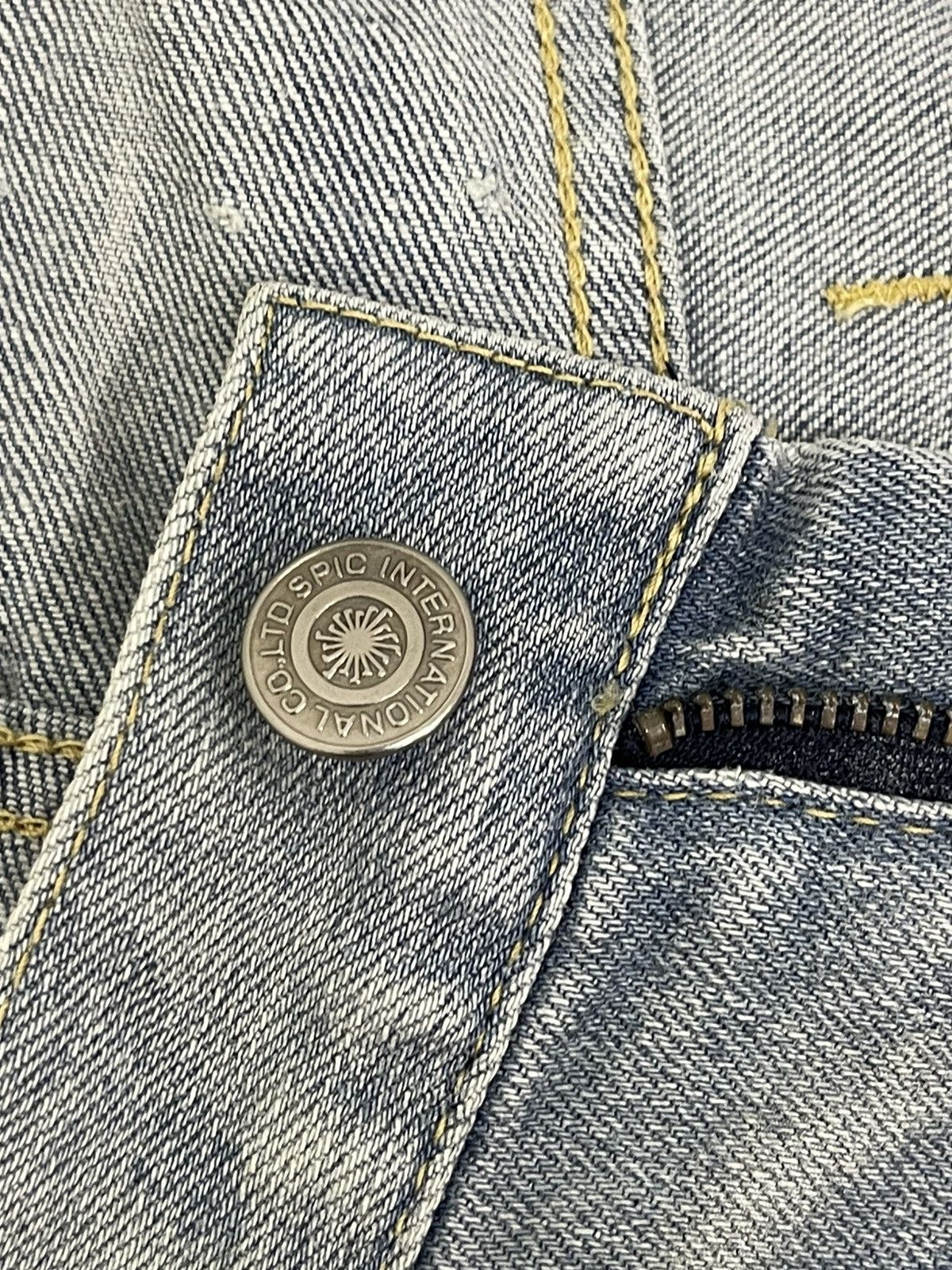 Japanese Brand Flare Jeans Slim Tornado Mart Low Rise Stretch Clawmark 2🟦4 Size US 29 - 21 Thumbnail