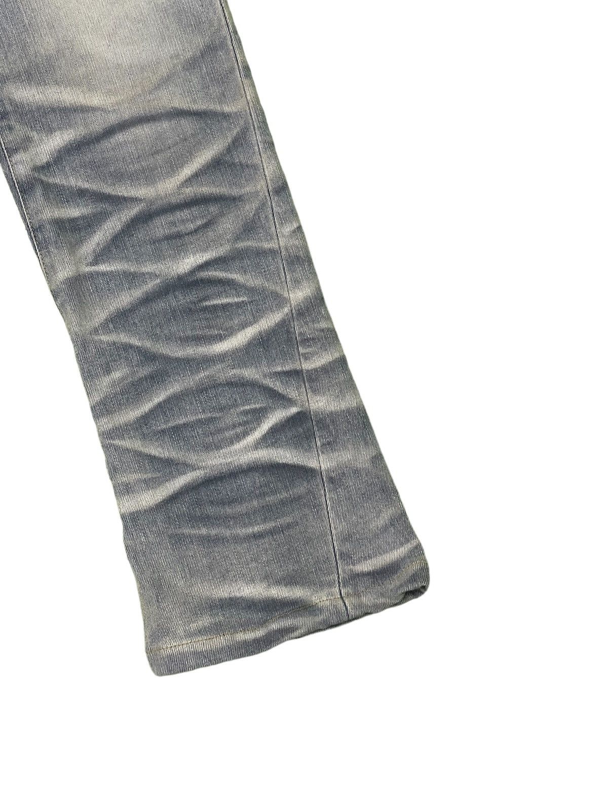 Japanese Brand Flare Jeans Slim Tornado Mart Low Rise Stretch Clawmark 2🟦4 Size US 29 - 13 Thumbnail