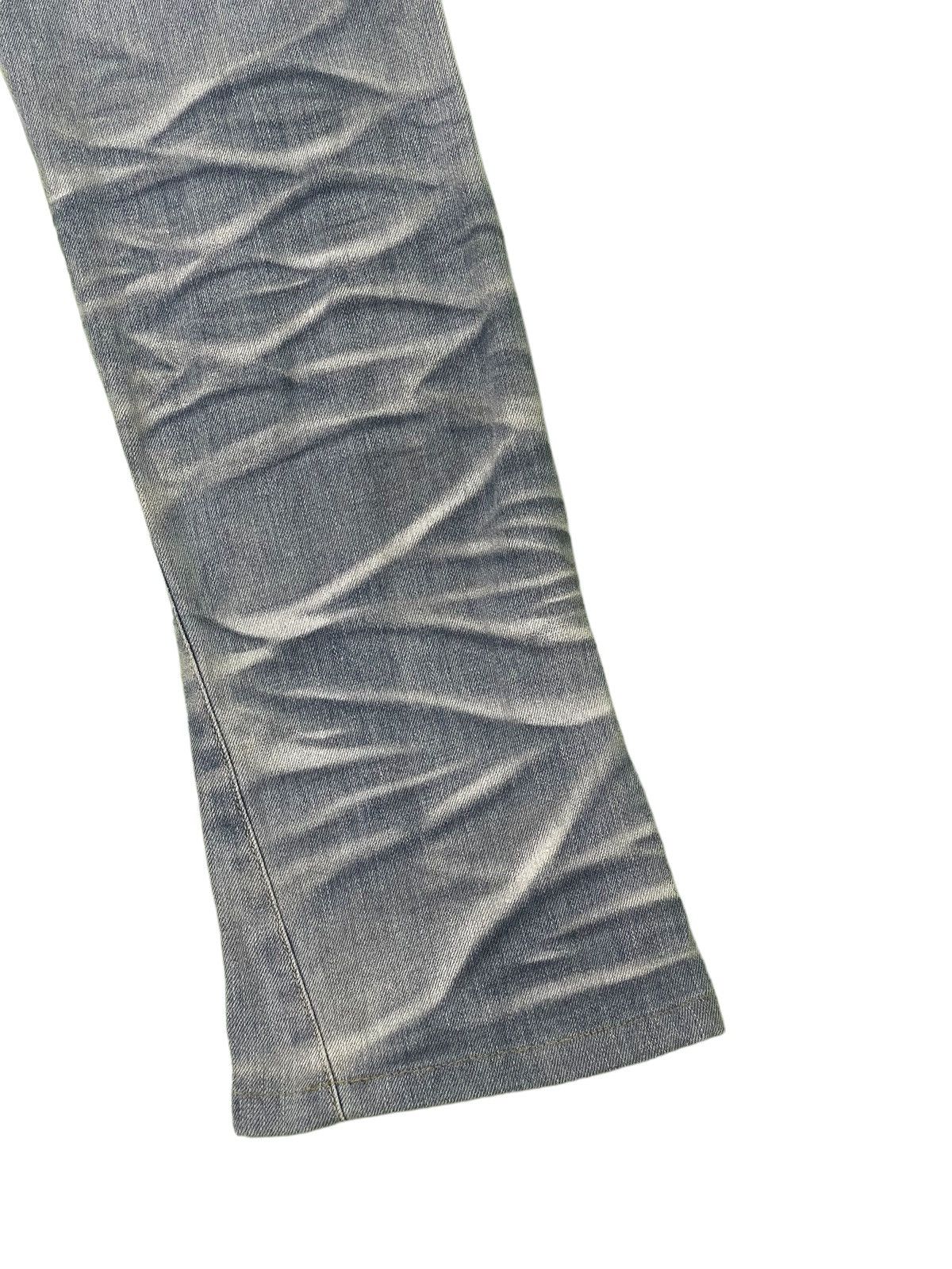 Japanese Brand Flare Jeans Slim Tornado Mart Low Rise Stretch Clawmark 2🟦4 Size US 29 - 4 Thumbnail