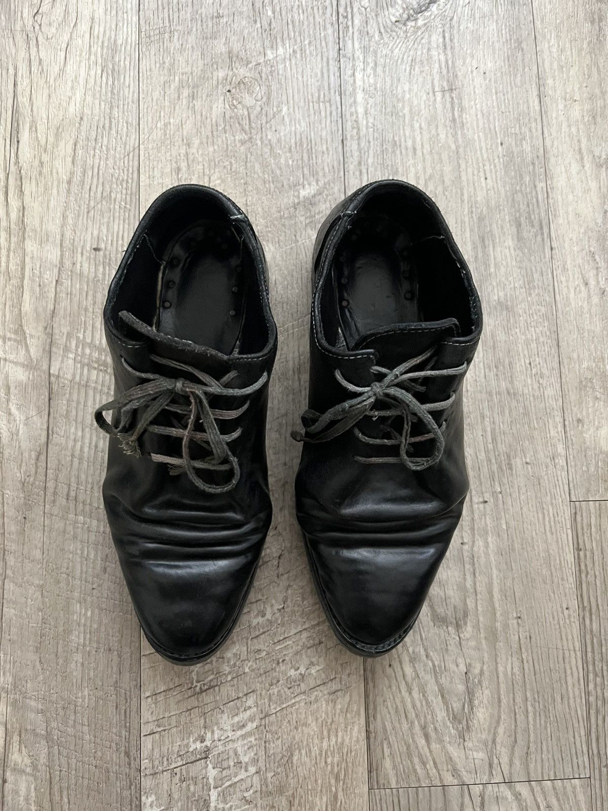 Carol Christian Poell AM/2680T CUL-PTC/10 Tank Sole Folded Derbies Size US 8.5 / EU 41-42 - 4 Thumbnail