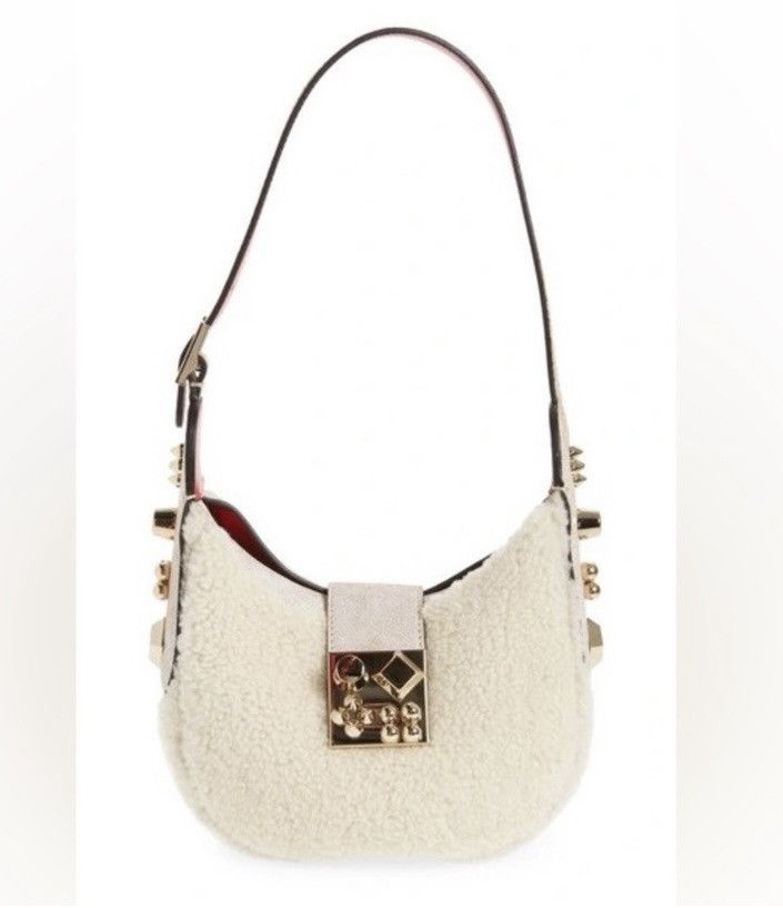 Christian Louboutin Carasky Mini Genuine Shearling Bag