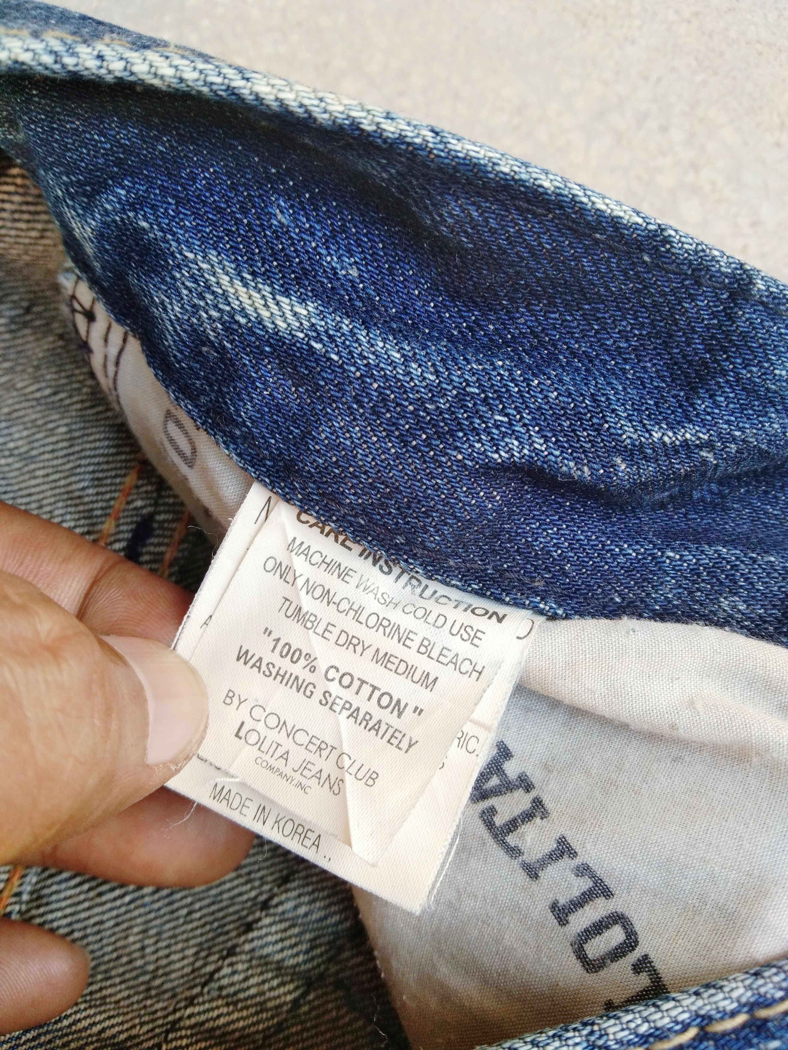 Japanese Brand Vintage Distressed Yoshitomo Nara x Lolita Jeans 28x30 Size US 28 / EU 44 - 6 Thumbnail