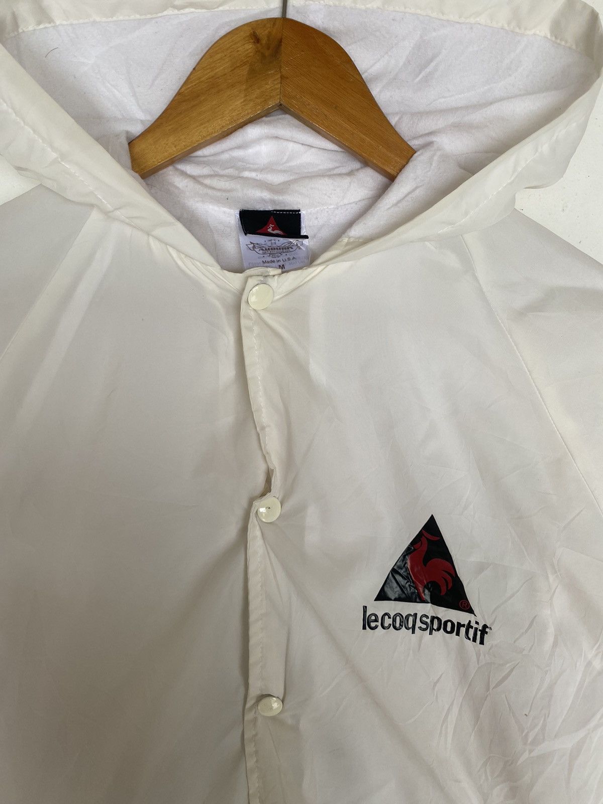 Le Coq Sportif × Vintage 90s vintage le coq sportif windbreaker coach jacket Size US M / EU 48-50 / 2 - 3 Thumbnail