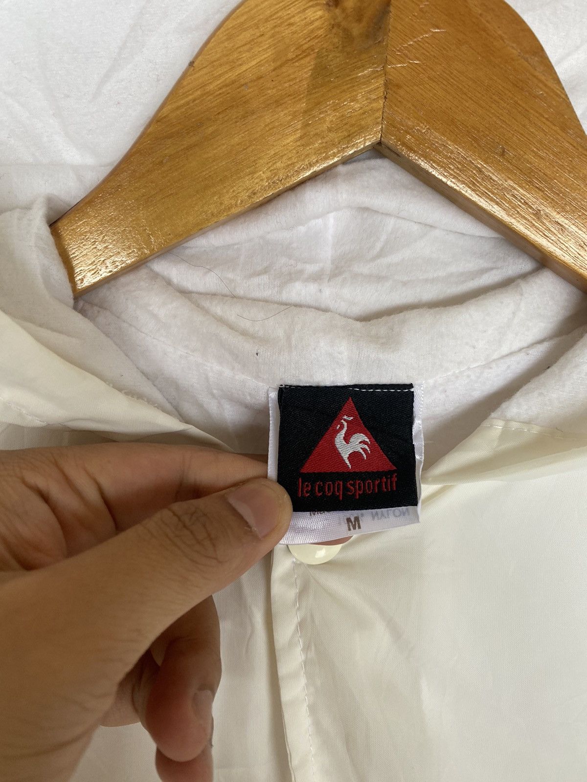 Le Coq Sportif × Vintage 90s vintage le coq sportif windbreaker coach jacket Size US M / EU 48-50 / 2 - 4 Thumbnail