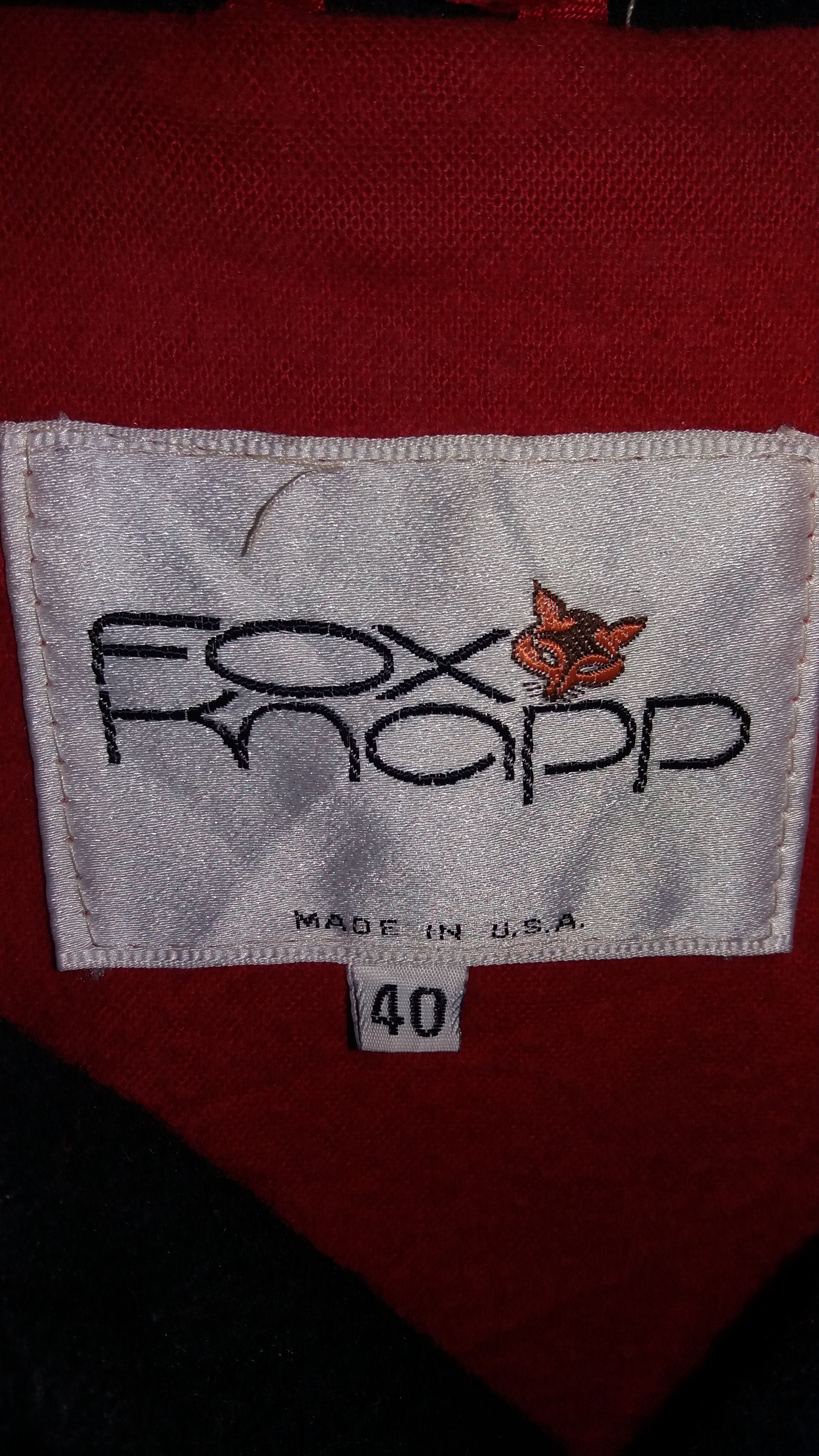 Vintage Vintage Fox knapp Wool Navy Peacoat Jacket military style Size US L / EU 52-54 / 3 - 4 Thumbnail