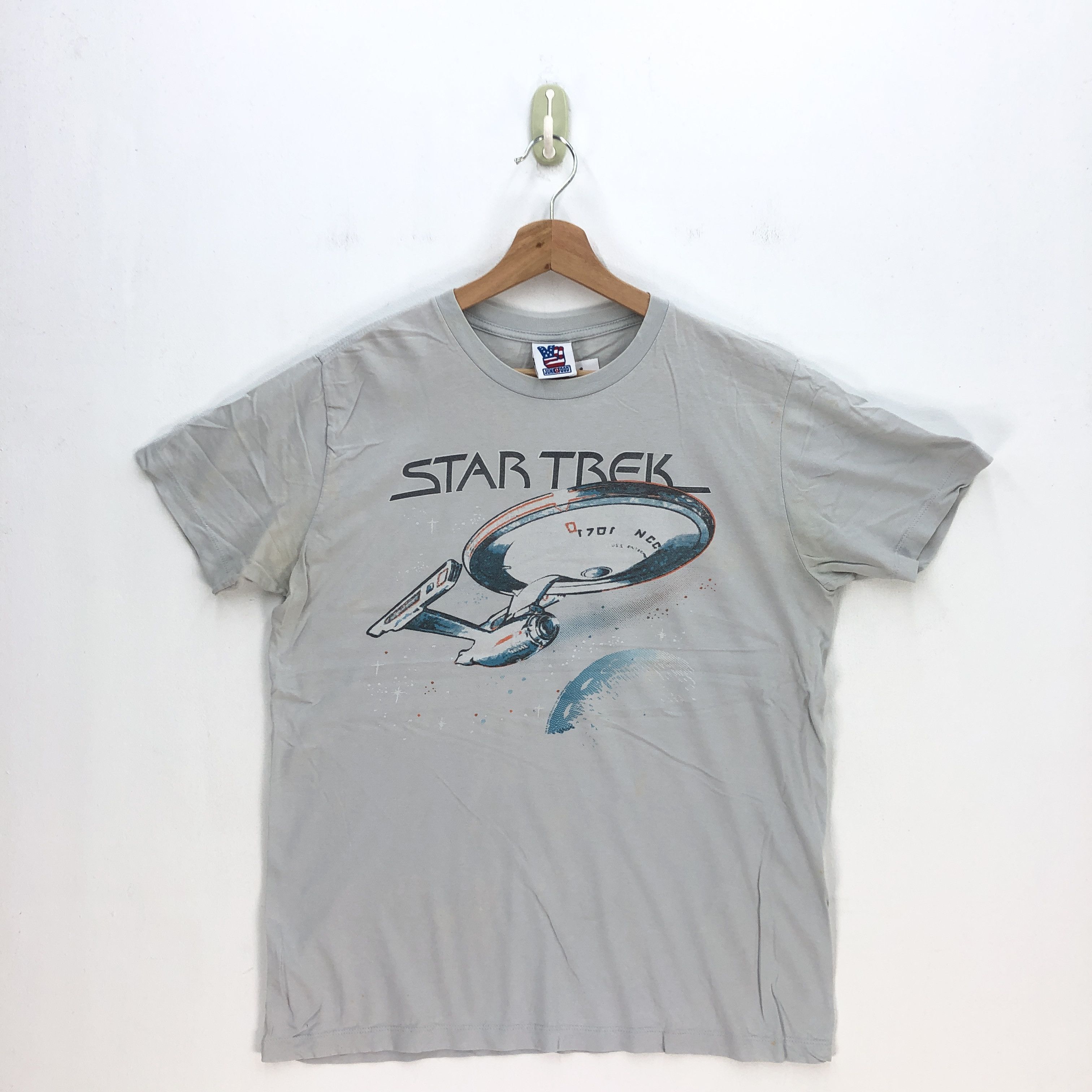 Vintage Vintage Star Trek T Shirt Star Trek Movie Cartoon Tee Size US M / EU 48-50 / 2 - 1 Thumbnail