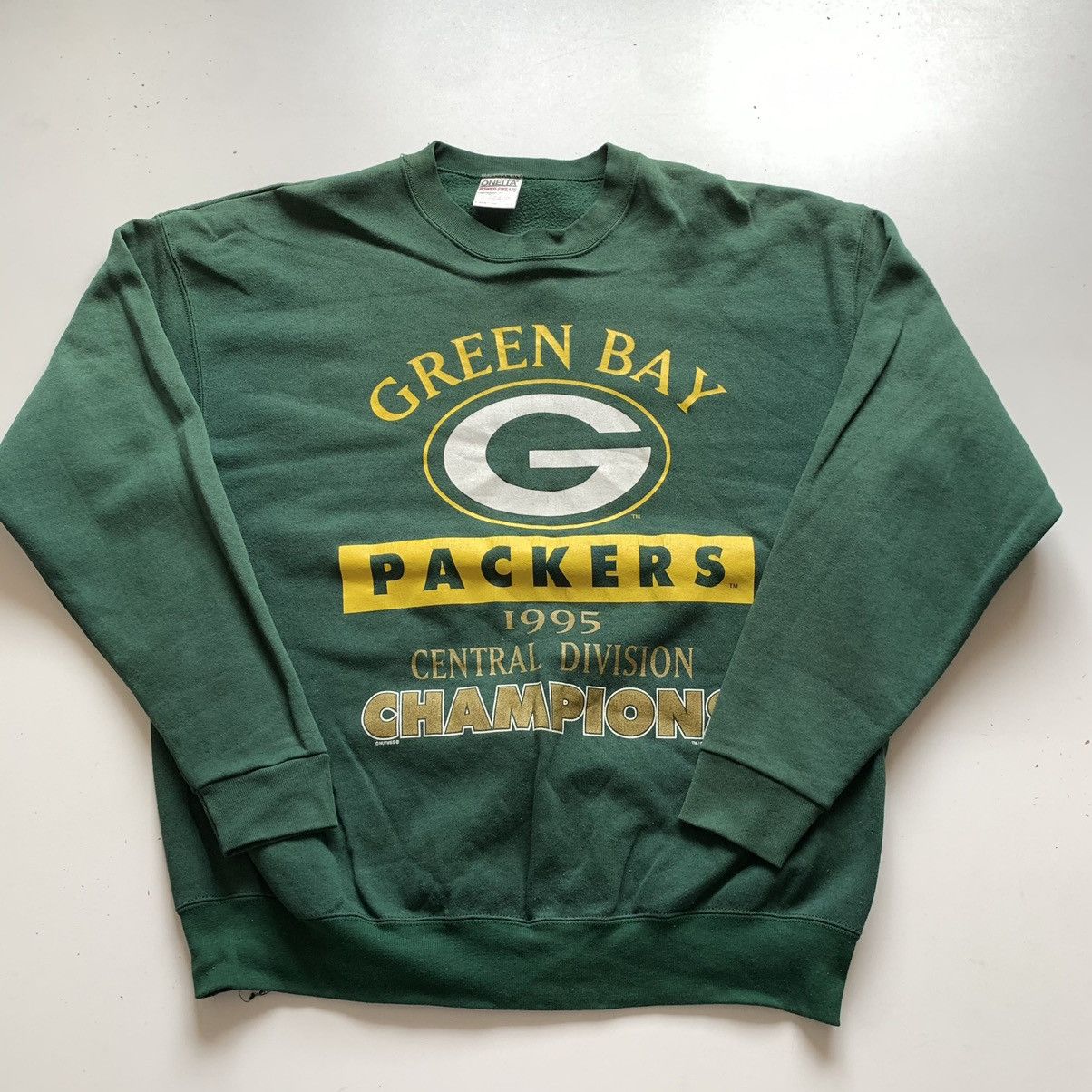 NFL Vintage 90s Green Bay Packers NFL Football Graphic Crewneck Size US XL / EU 56 / 4 - 1 Thumbnail