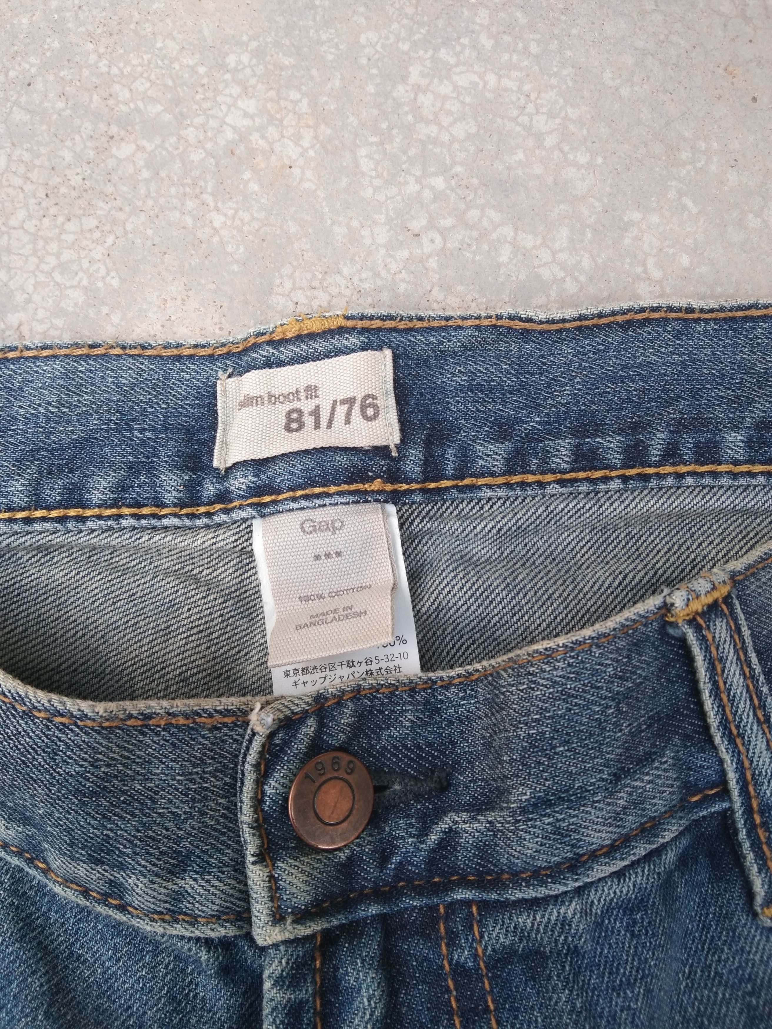 Japanese Brand × Jean × Vintage Vintage Gap Boot Cut Flared Jeans 33x30 Size US 33 - 4 Thumbnail