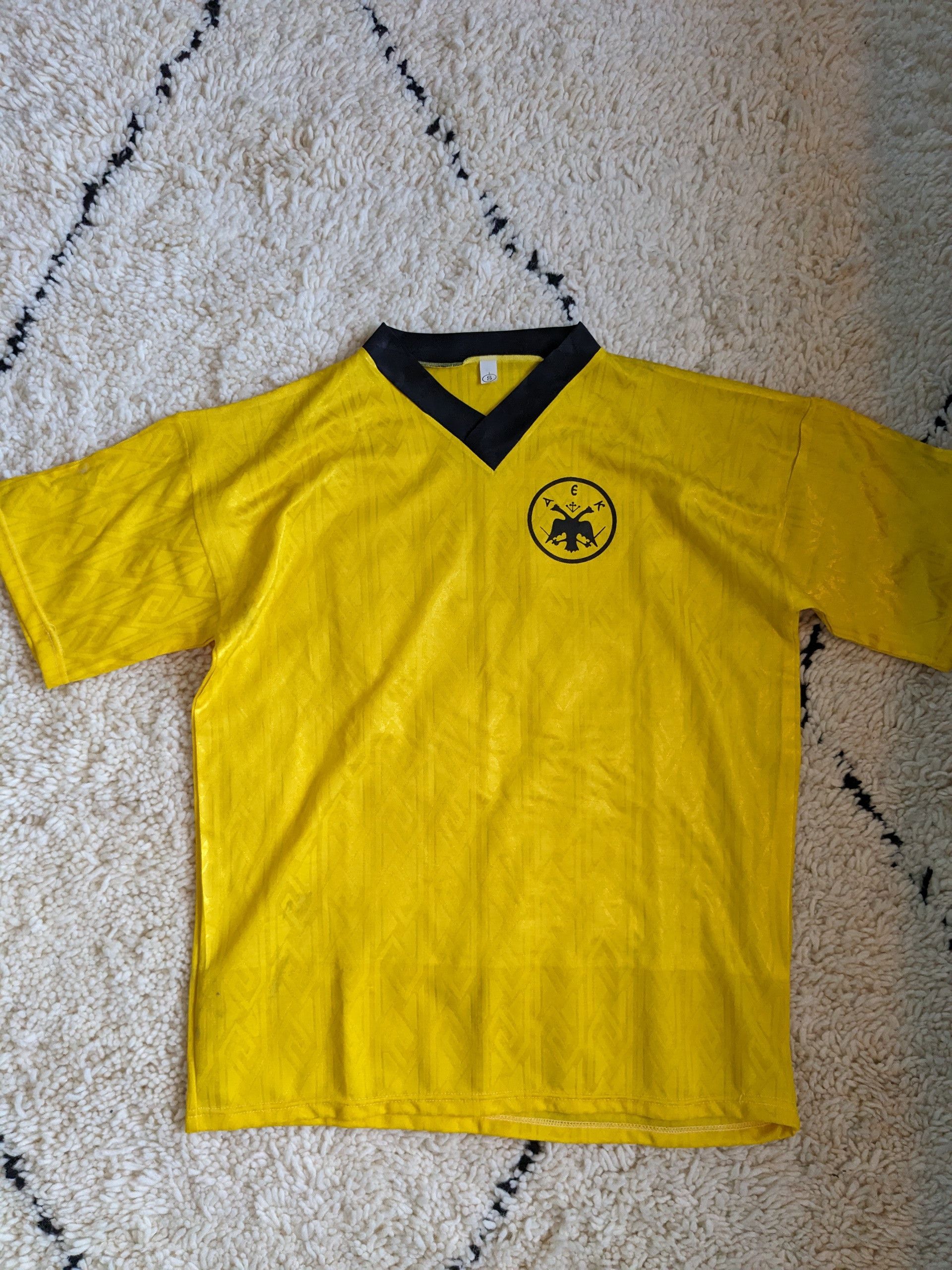 AEK Athen fanion vintage foot football banderin pennant Greece