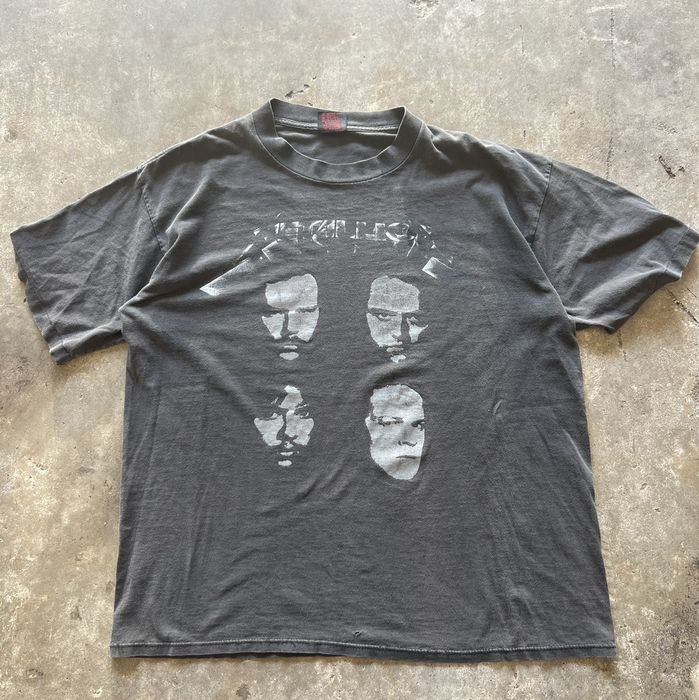 Vintage VINTAGE 1991 METALLICA SHIRT XL FOUR FACES BLACK ALBUM HTF