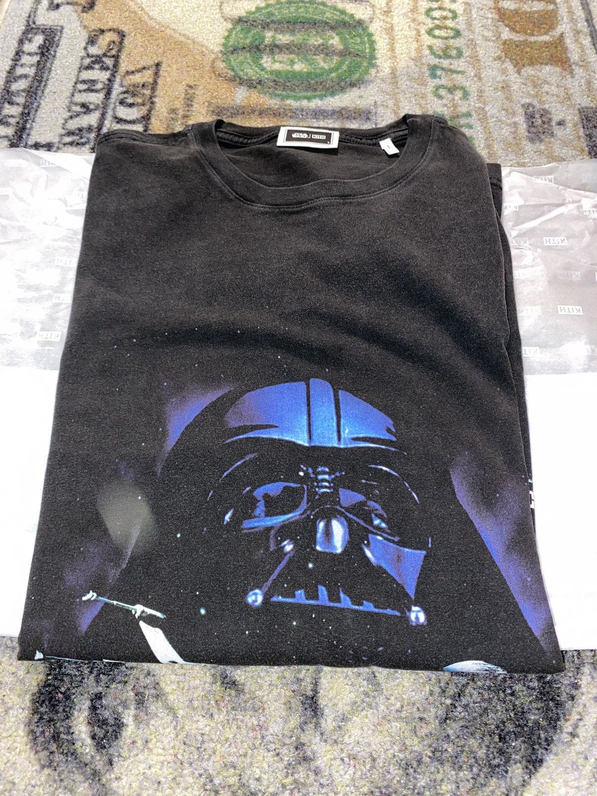 Kith Kith x Star Wars Vader Space Poster Vintage Tee | Grailed