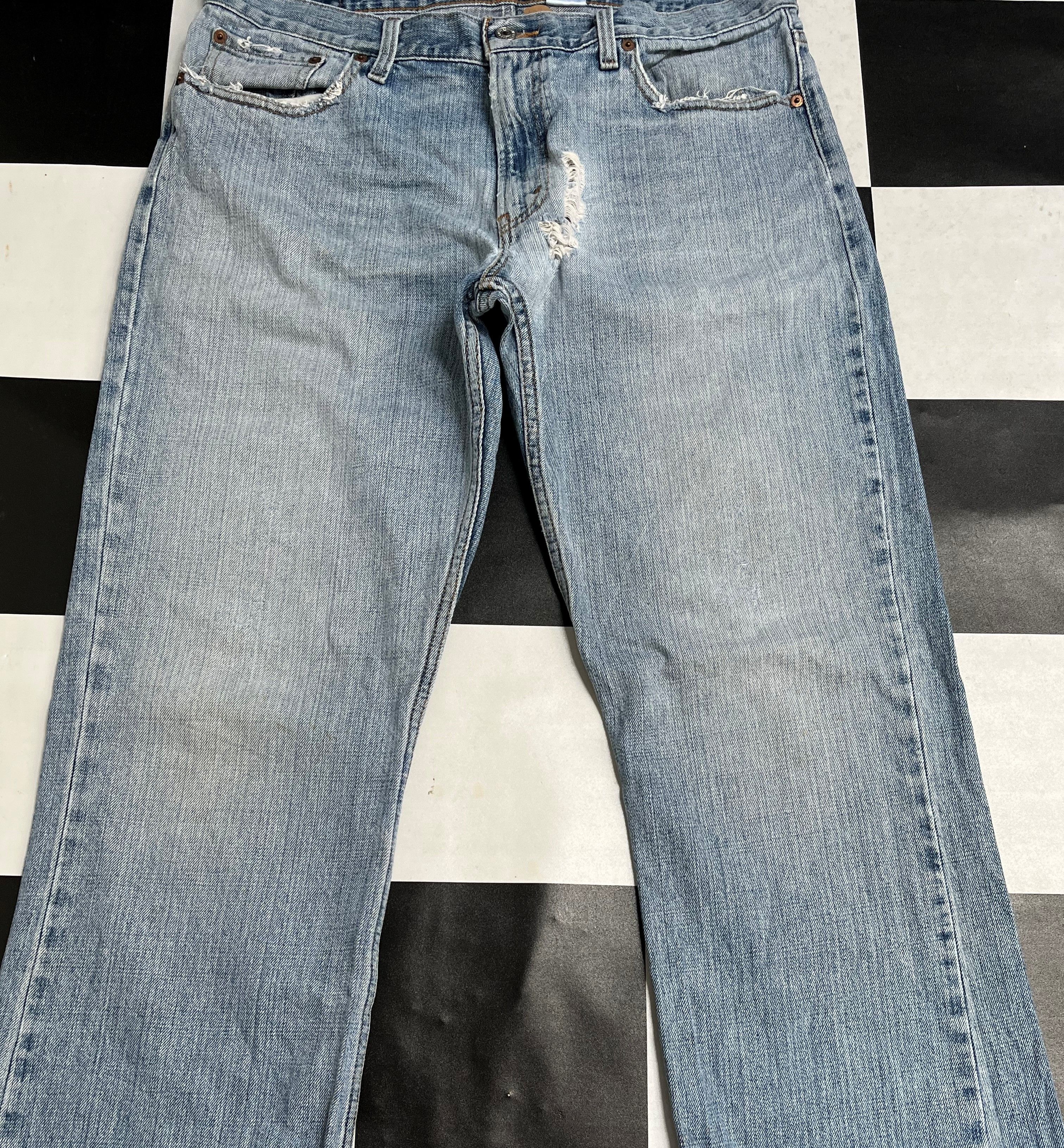 Levi's Vintage Levis 527 Low bootcut Distressed Jeans L228 Size US 36 / EU 52 - 3 Thumbnail