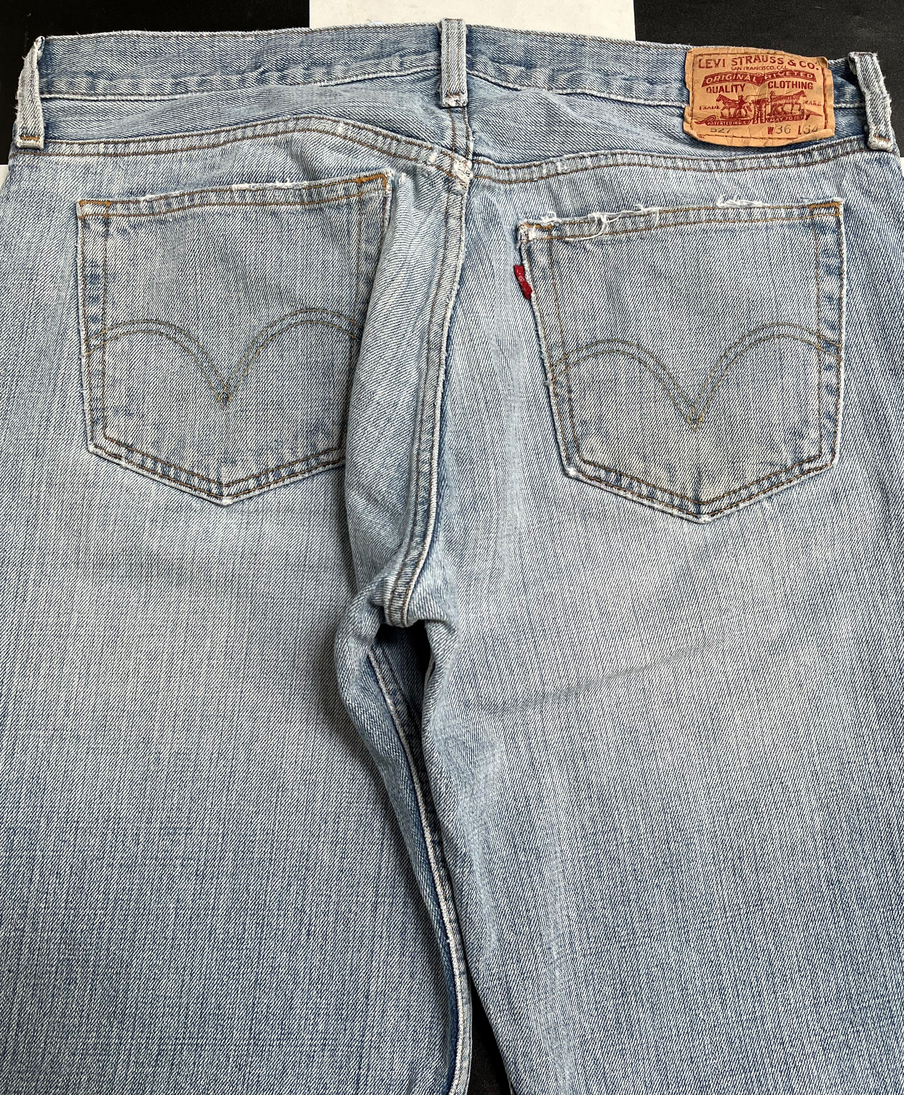 Levi's Vintage Levis 527 Low bootcut Distressed Jeans L228 Size US 36 / EU 52 - 9 Thumbnail