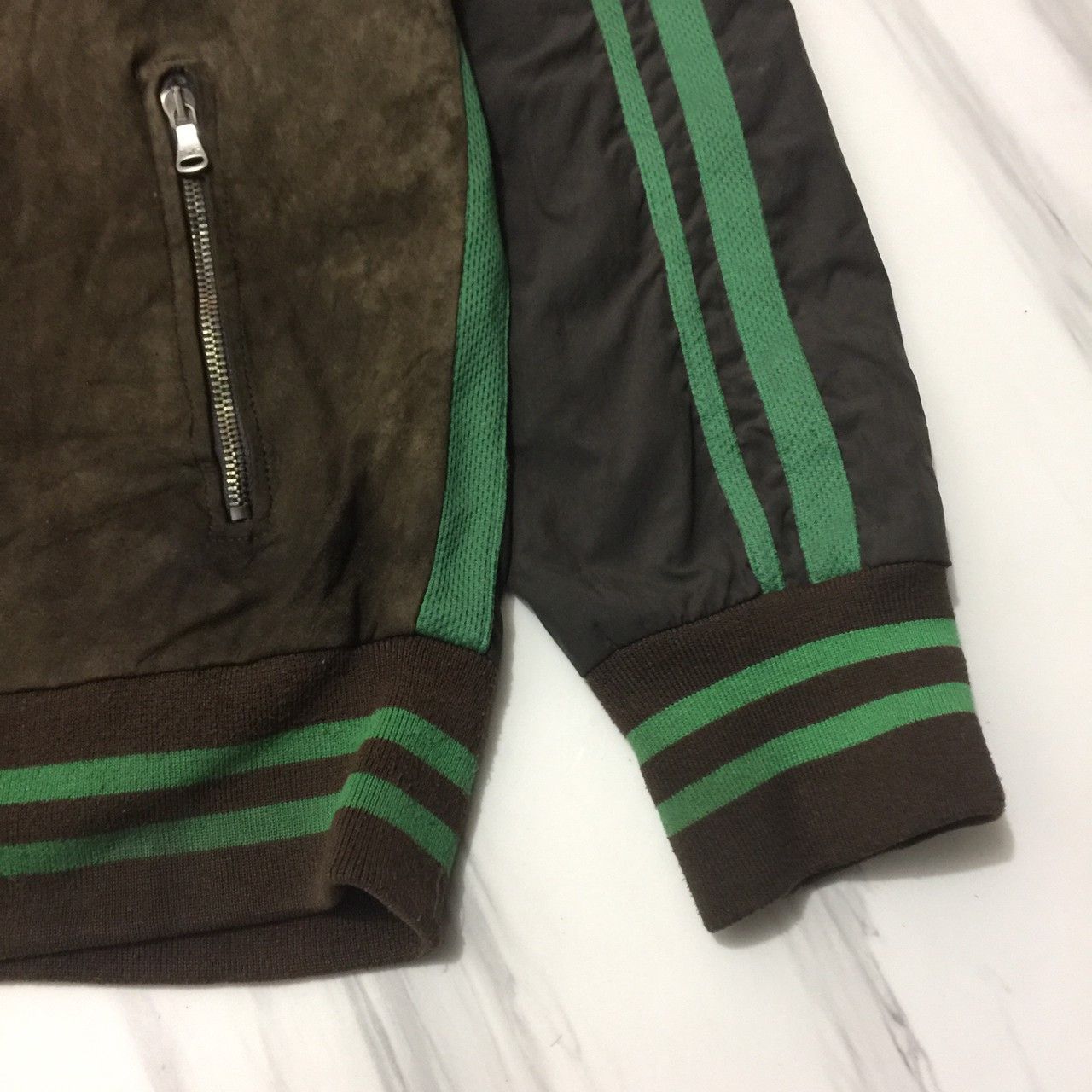 Dolce & Gabbana dolce & gabbana mix fabric suede leather hooded jacket Size US M / EU 48-50 / 2 - 5 Thumbnail