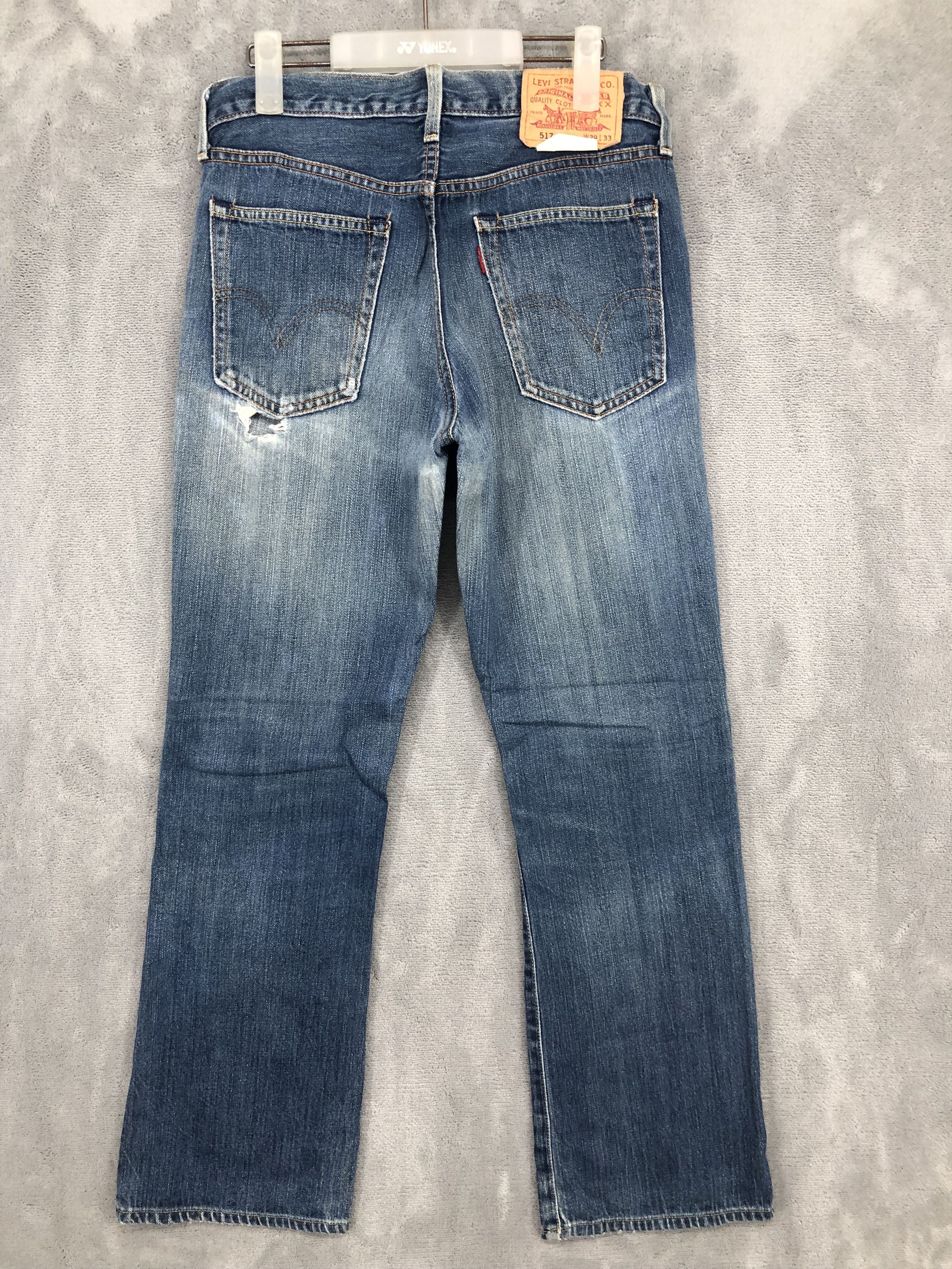 Levi's × Vintage Vintage Levis 517 Flared Denim Jeans Size US 28 / EU 44 - 2 Thumbnail