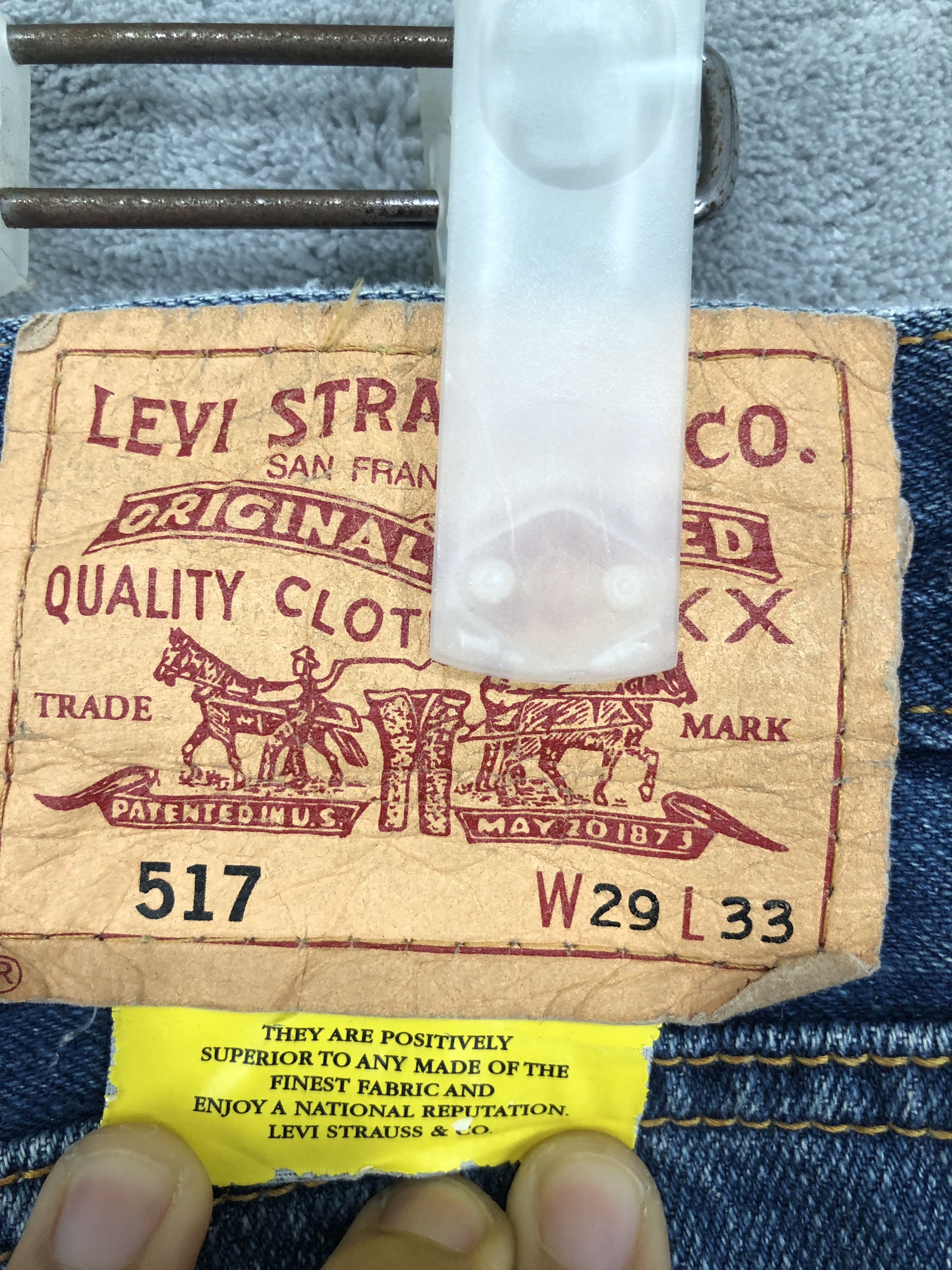 Levi's × Vintage Vintage Levis 517 Flared Denim Jeans Size US 28 / EU 44 - 8 Thumbnail