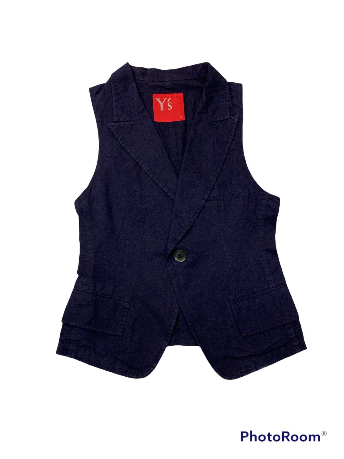Yohji Yamamoto Y'S BY YOHJI YAMAMOTO UNIQUE VEST Size 38S - 1 Thumbnail