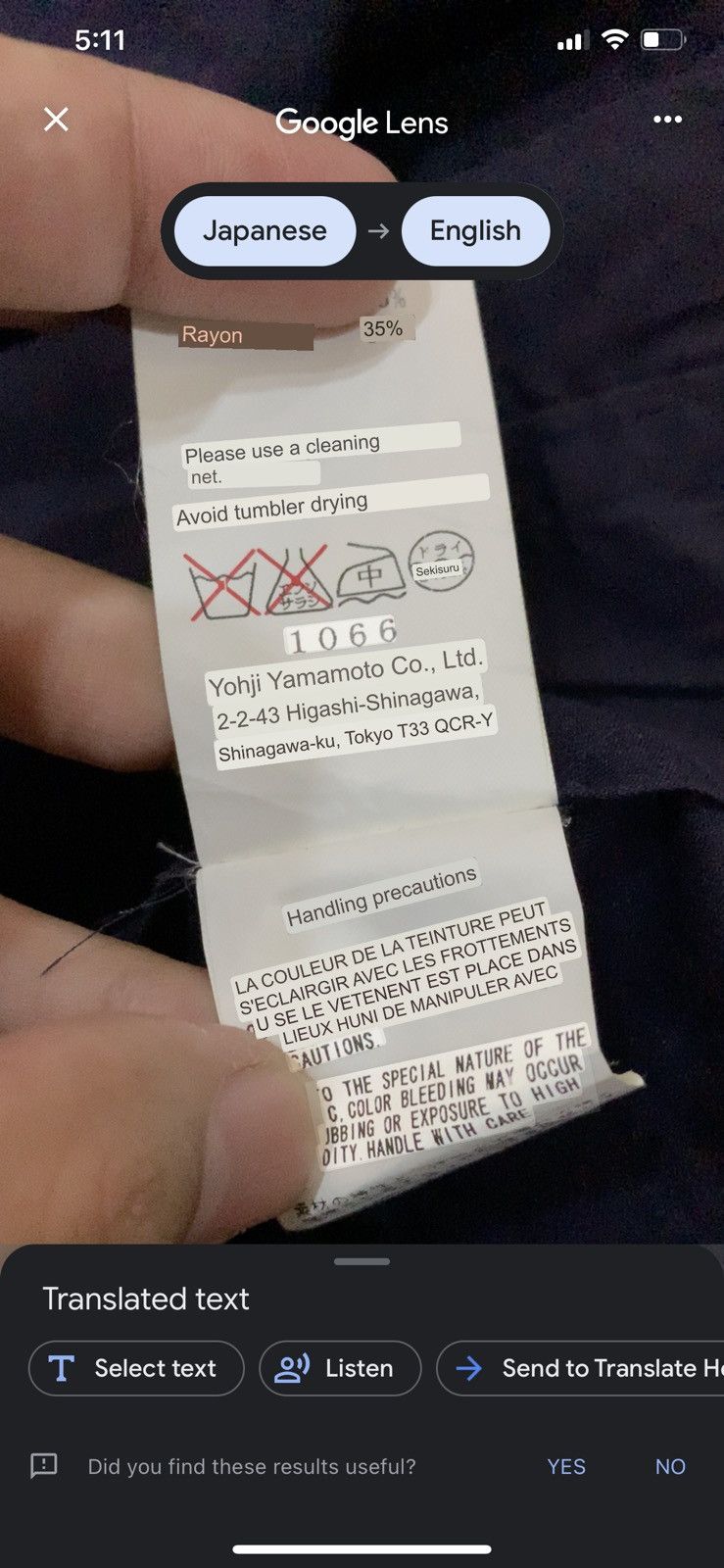 Yohji Yamamoto Y'S BY YOHJI YAMAMOTO UNIQUE VEST Size 38S - 8 Thumbnail