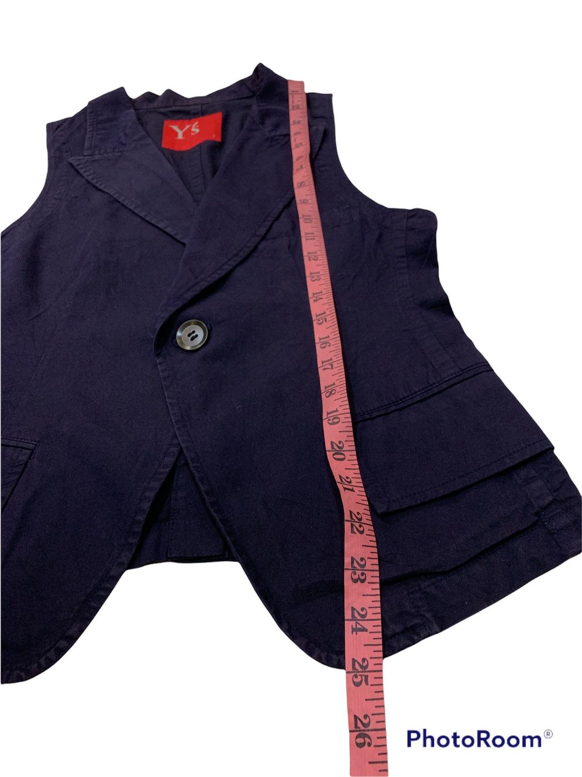 Yohji Yamamoto Y'S BY YOHJI YAMAMOTO UNIQUE VEST Size 38S - 3 Thumbnail