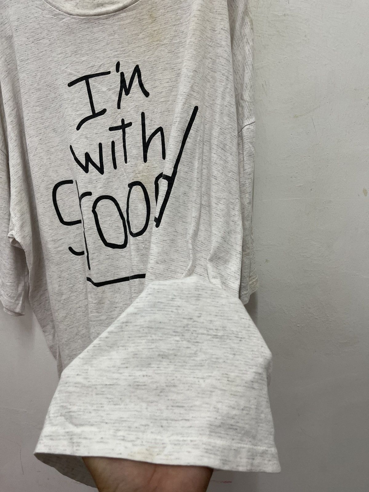 Rap Tees Rare Vintage I’M WITH STOOPID Wording Tee Size US XXL / EU 58 / 5 - 4 Thumbnail