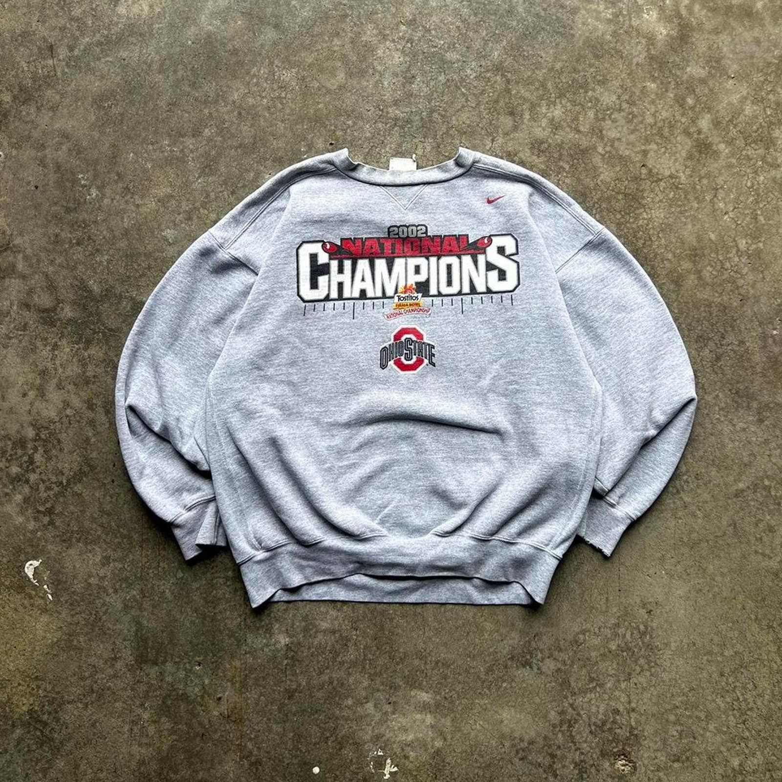 Vintage Vintage Nike Ohio State National Champions Sweatshirt Size US M / EU 48-50 / 2 - 1 Thumbnail