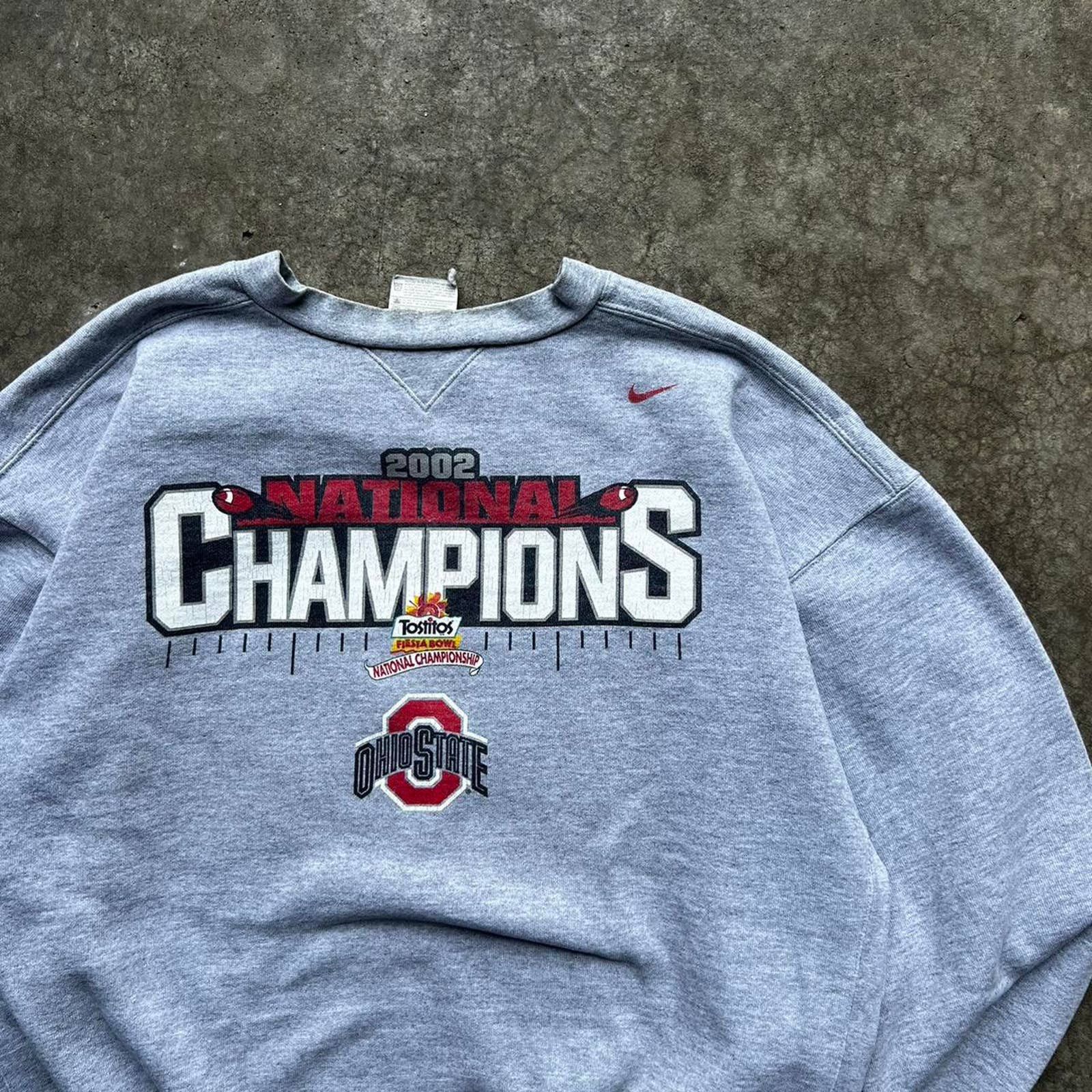 Vintage Vintage Nike Ohio State National Champions Sweatshirt Size US M / EU 48-50 / 2 - 4 Thumbnail