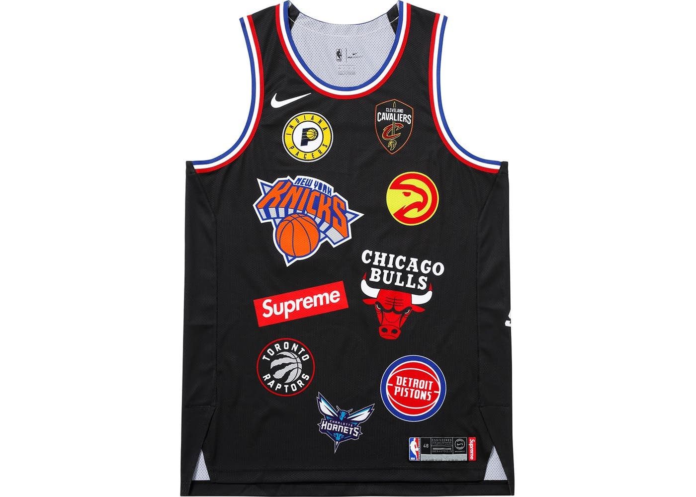 NBA × Nike × Supreme Supreme x Nike x NBA Teams Authentic Jersey Size US S / EU 44-46 / 1 - 4 Thumbnail