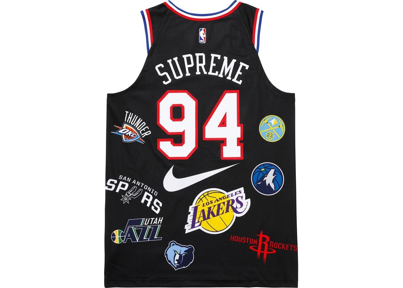 NBA × Nike × Supreme Supreme x Nike x NBA Teams Authentic Jersey Size US S / EU 44-46 / 1 - 5 Thumbnail
