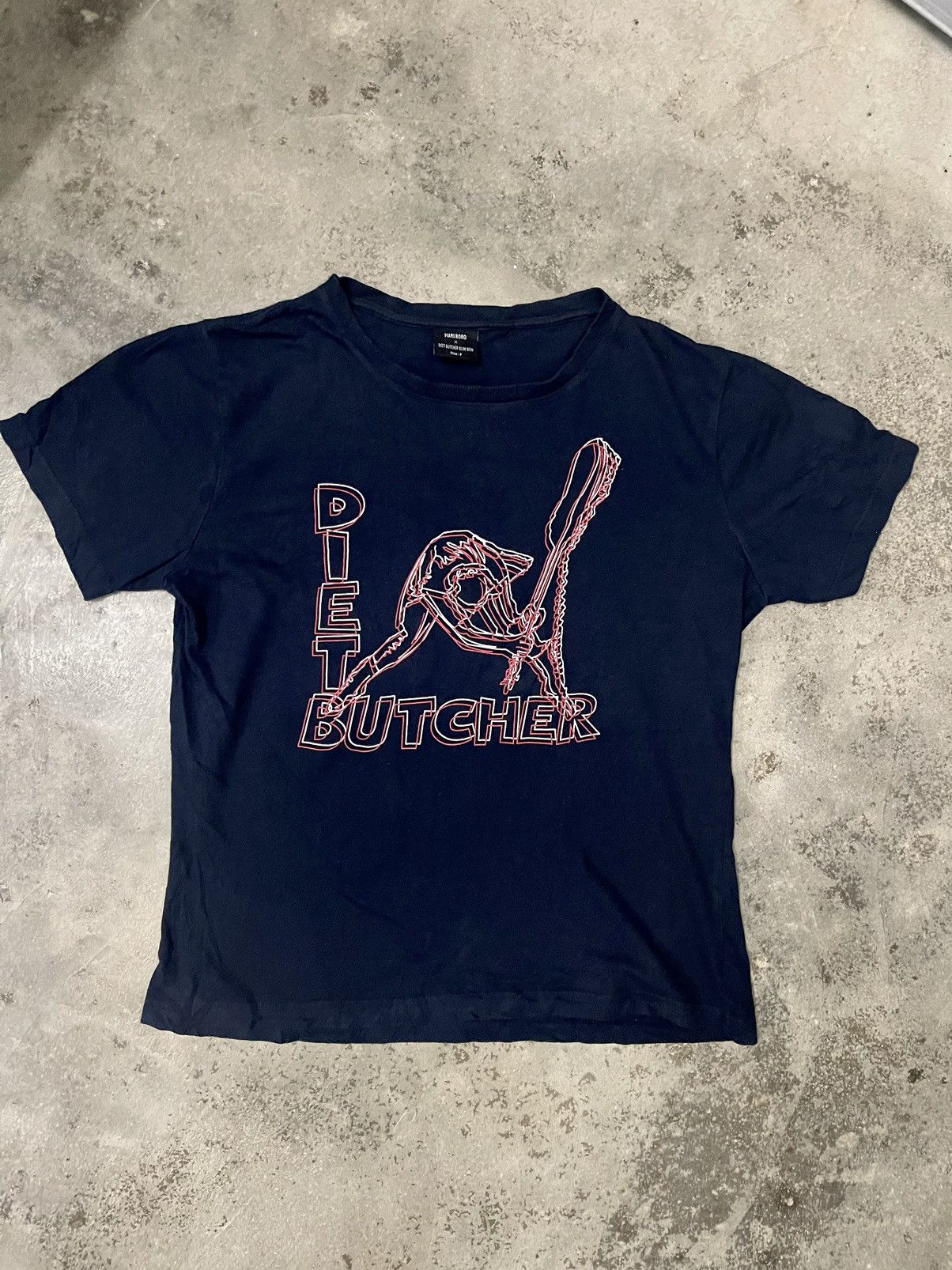 Marlboro VINTAGE RARE‼️MARLBORO X DIET BUTCHER SLIM SKIN TSHIRT Size ONE SIZE - 1 Thumbnail