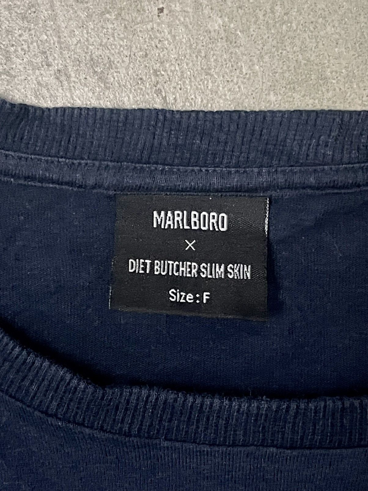 Marlboro VINTAGE RARE‼️MARLBORO X DIET BUTCHER SLIM SKIN TSHIRT Size ONE SIZE - 3 Thumbnail