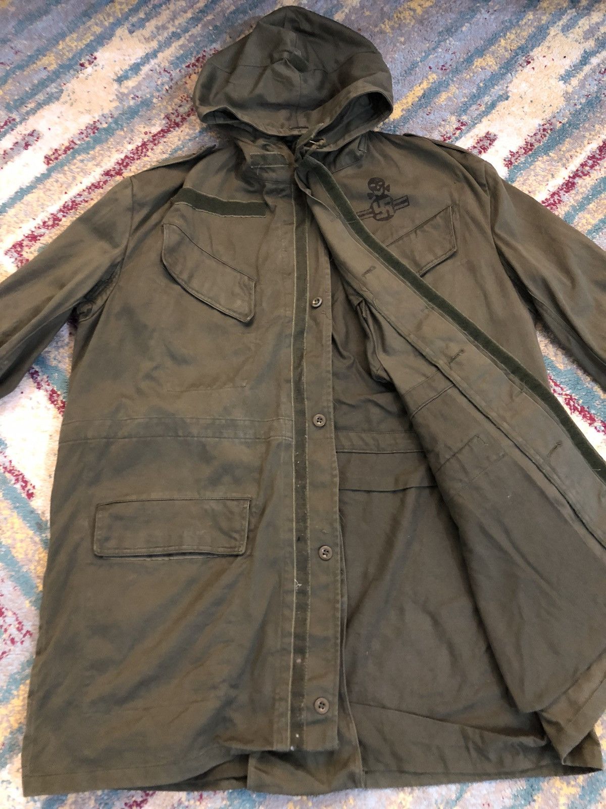 Vintage Army Nazi Vintage Belgian Seyntex 1982s Size US L / EU 52-54 / 3 - 5 Thumbnail