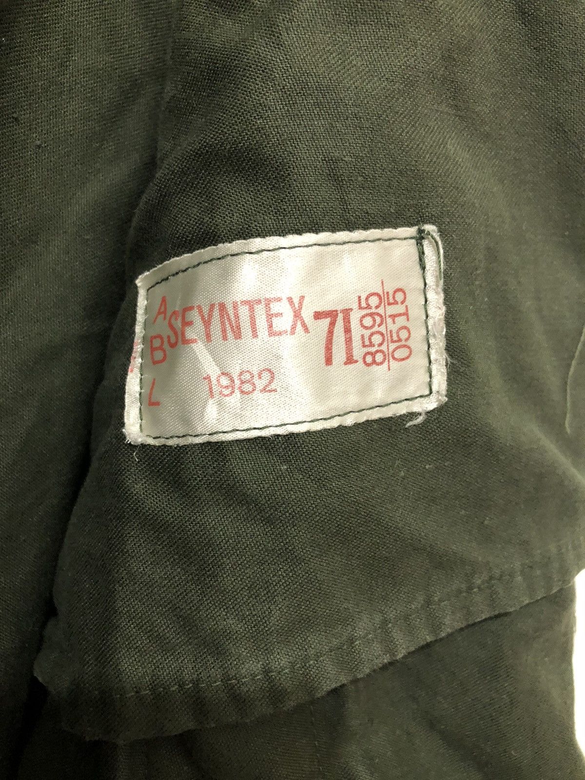Vintage Army Nazi Vintage Belgian Seyntex 1982s Size US L / EU 52-54 / 3 - 9 Thumbnail