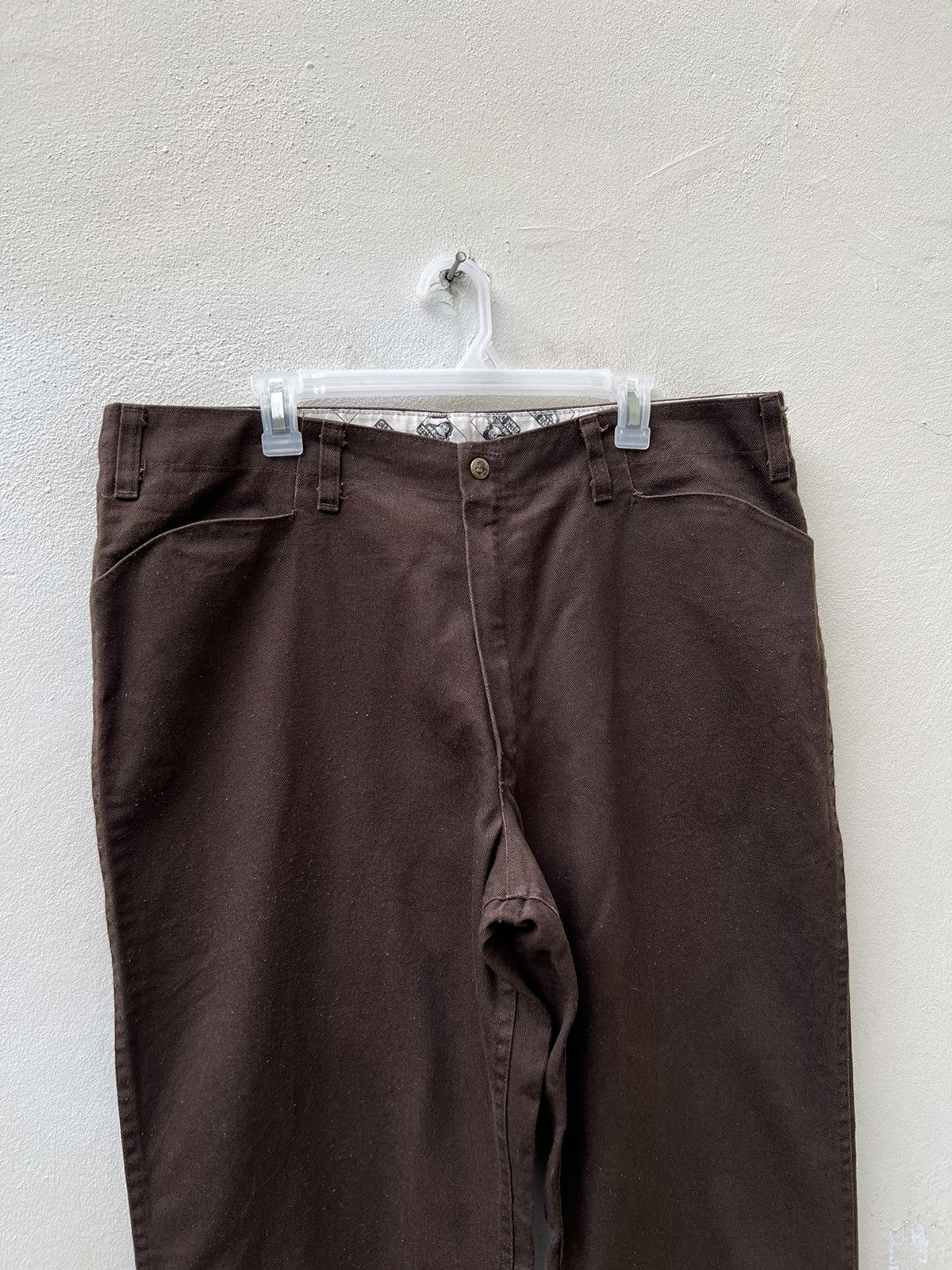 Ben Davis Vintage 90s Ben Davis Brown Chinos Work Trouser Pant Size US 38 / EU 54 - 2 Thumbnail