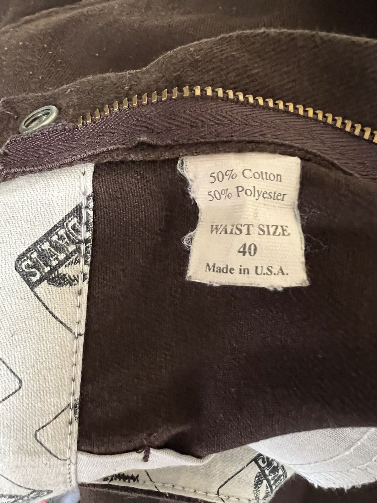Ben Davis Vintage 90s Ben Davis Brown Chinos Work Trouser Pant Size US 38 / EU 54 - 13 Thumbnail