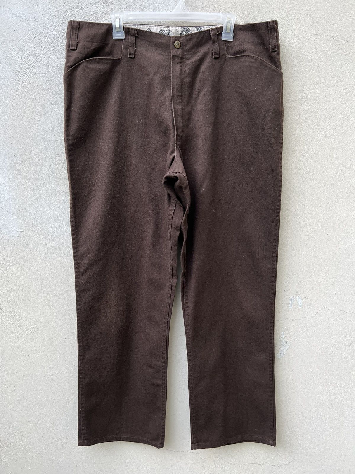image of 90's Ben Davis Brown Chinos Work Trouser Pant, Men's (Size 38)