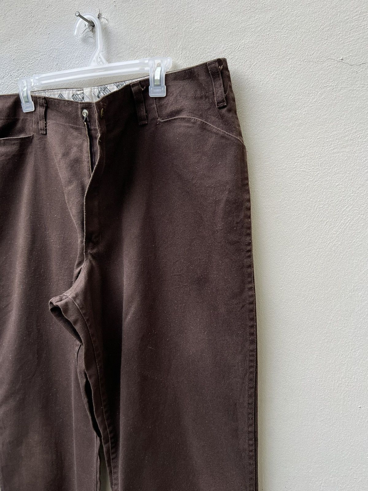 Ben Davis Vintage 90s Ben Davis Brown Chinos Work Trouser Pant Size US 38 / EU 54 - 5 Thumbnail