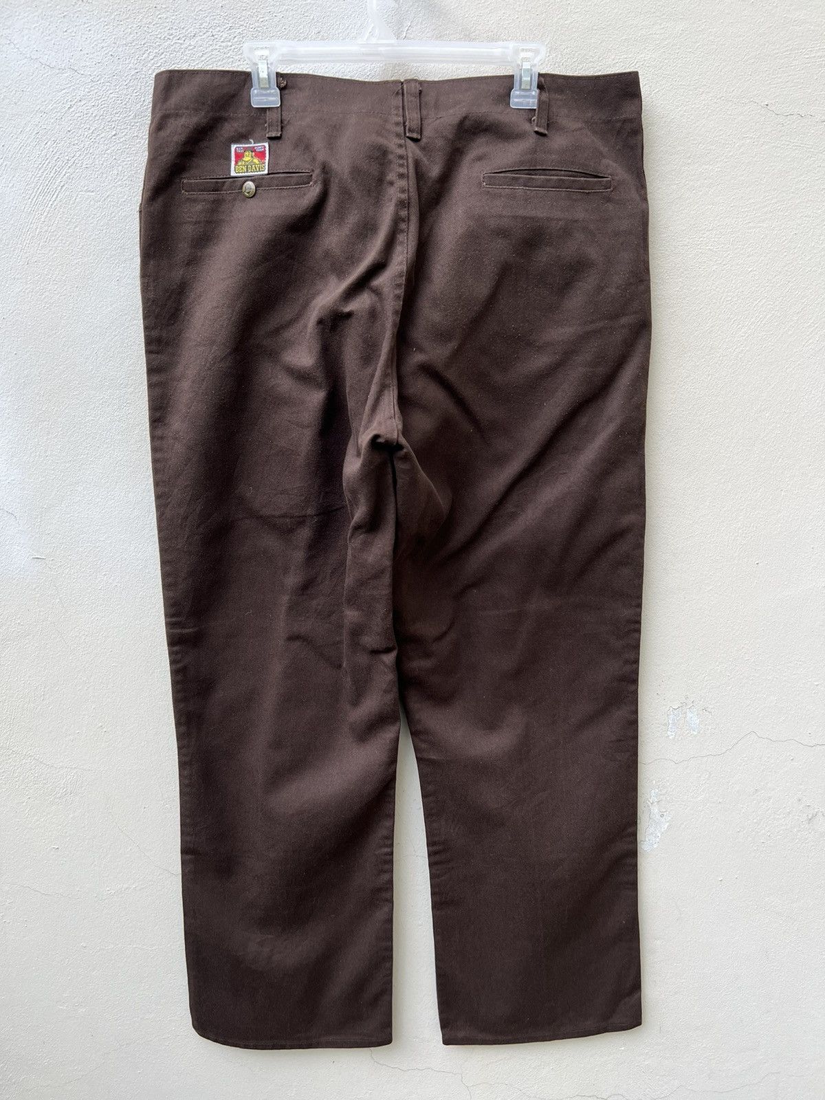 Ben Davis Vintage 90s Ben Davis Brown Chinos Work Trouser Pant Size US 38 / EU 54 - 7 Thumbnail
