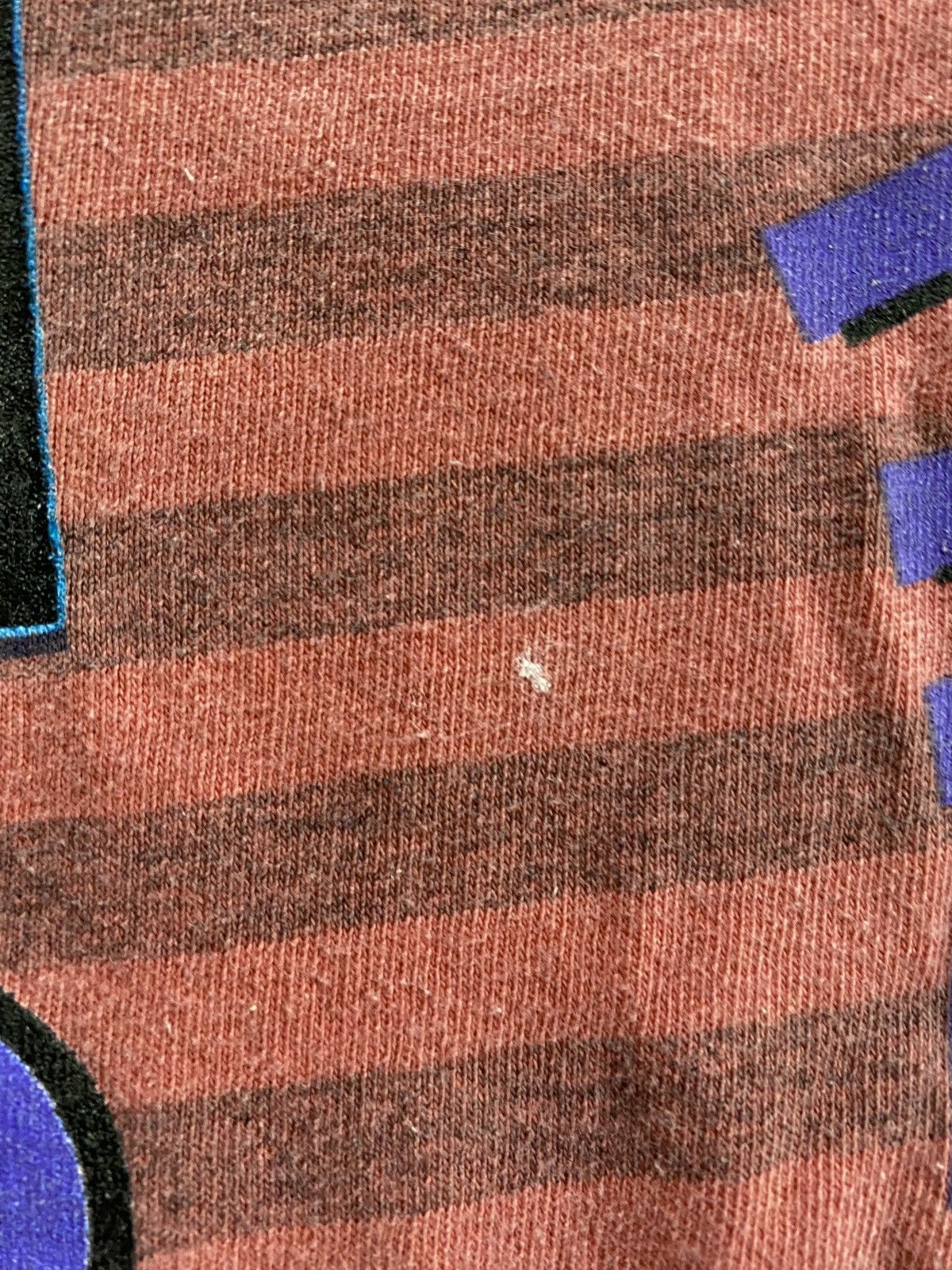 Vintage 80’s Lightning Bolt Single Stitch Striped Tee