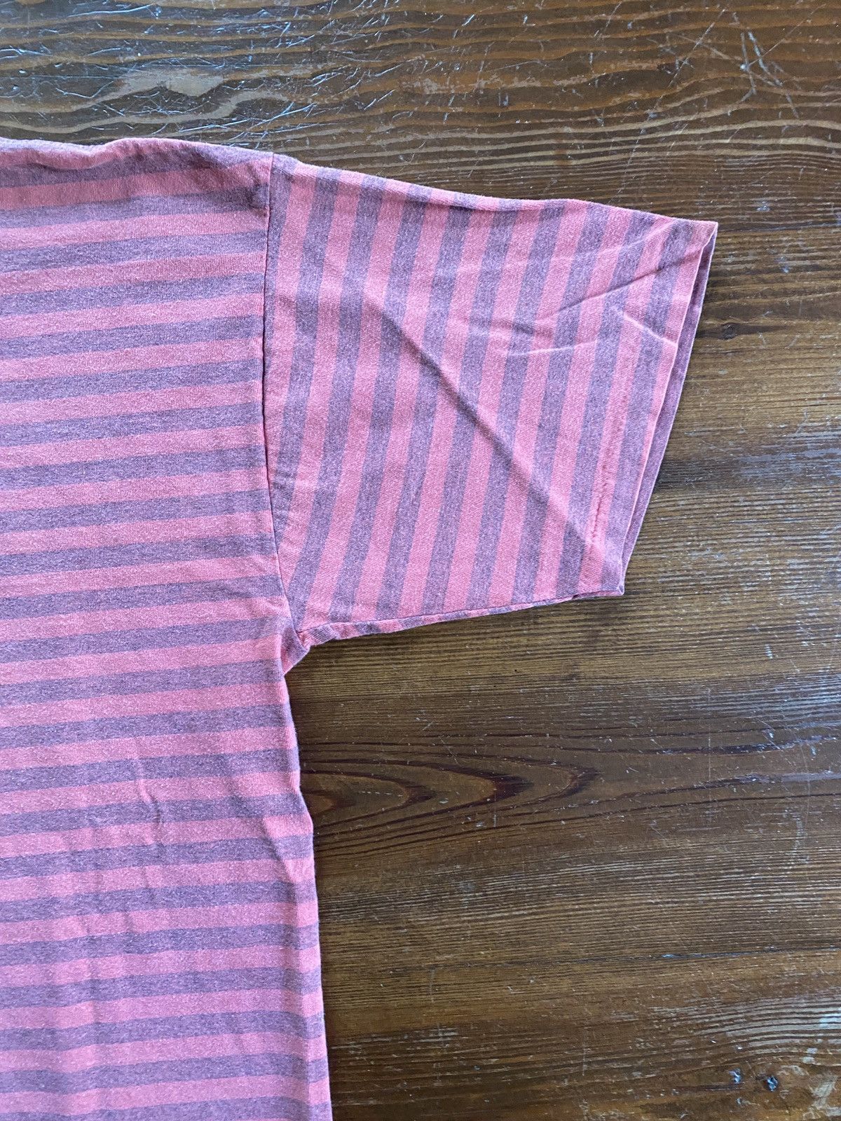 Vintage 80’s Lightning Bolt Single Stitch Striped Tee
