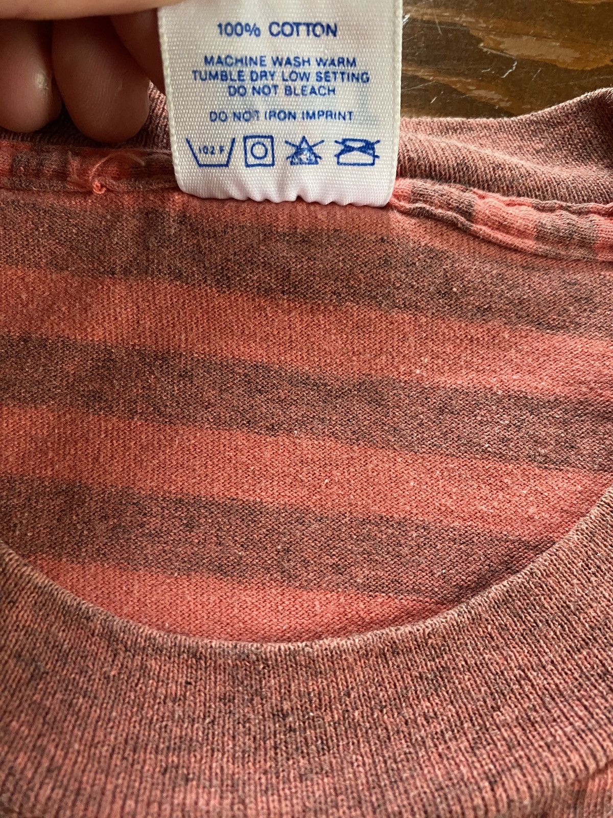 Vintage 80’s Lightning Bolt Single Stitch Striped Tee