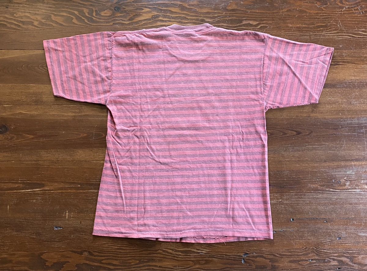 Vintage 80’s Lightning Bolt Single Stitch Striped Tee