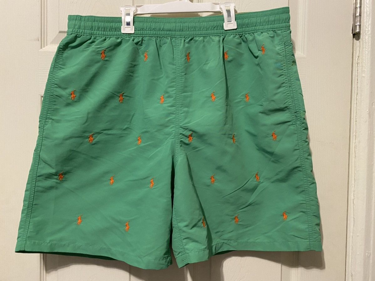 Polo Ralph Lauren Ralph Lauren All Over Pony Embroider Shorts Trunks Tall LT Size US 34 / EU 50 - 1 Thumbnail