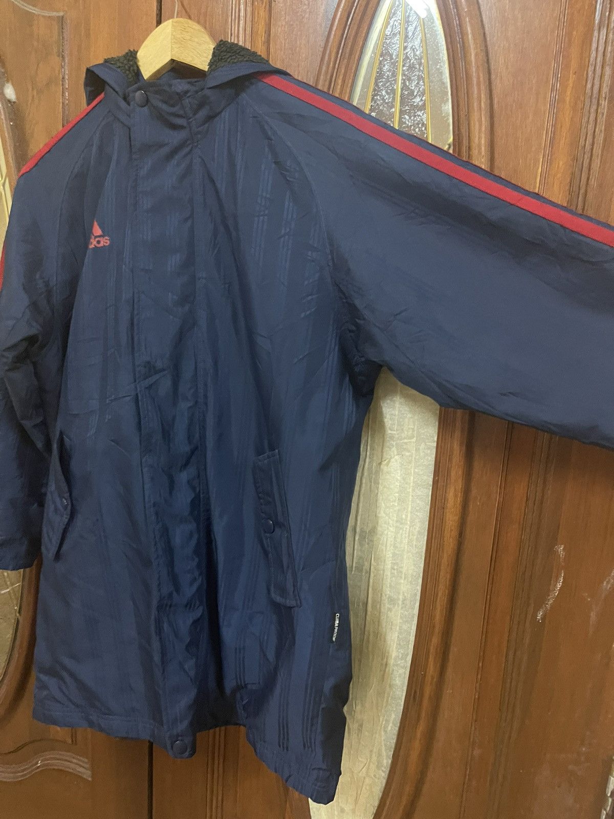 Adidas VINTAGE Adidas LONG Sweater JACKET Liner Fleece Size US M / EU 48-50 / 2 - 4 Thumbnail