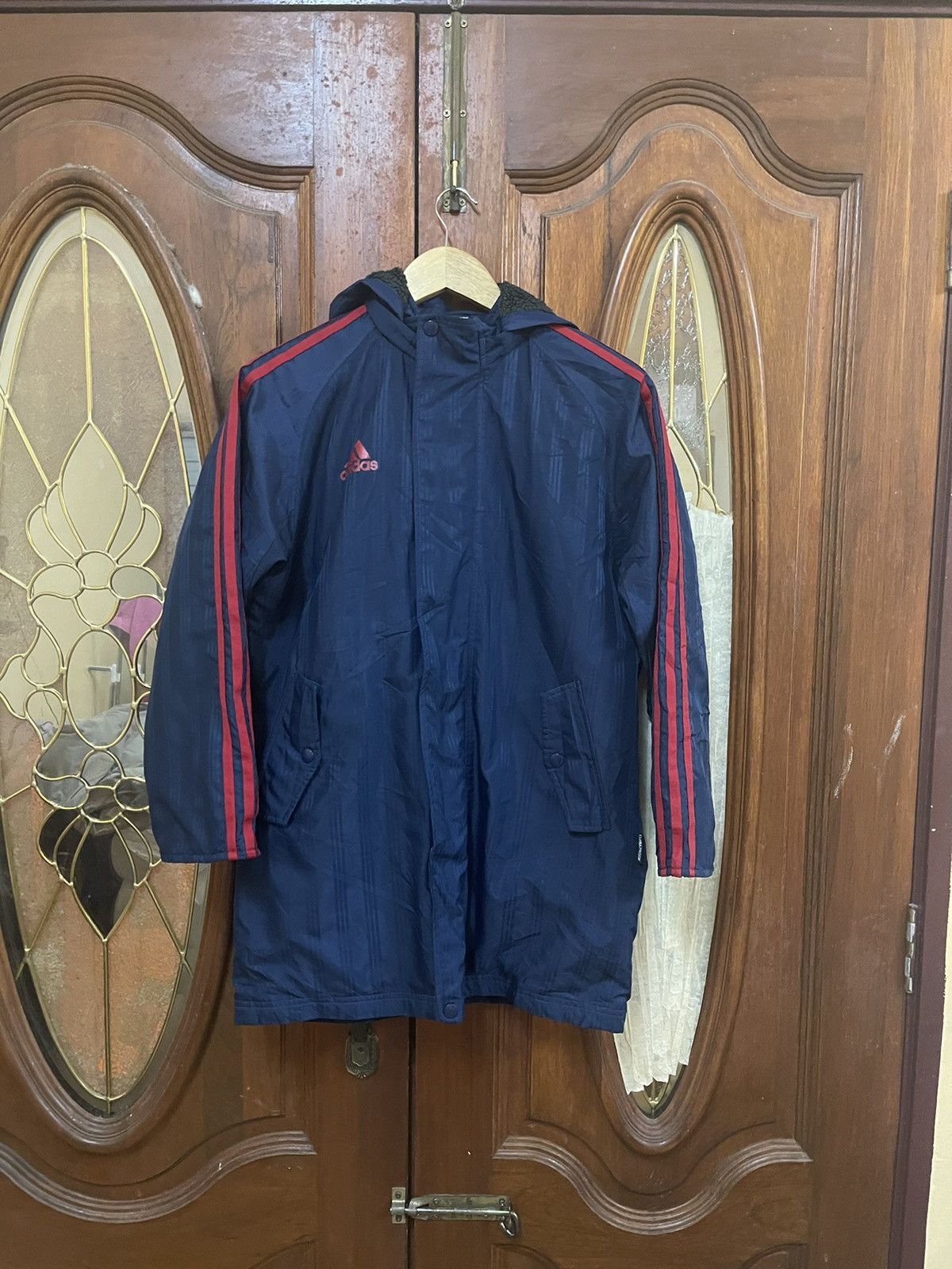 Adidas VINTAGE Adidas LONG Sweater JACKET Liner Fleece Size US M / EU 48-50 / 2 - 2 Thumbnail