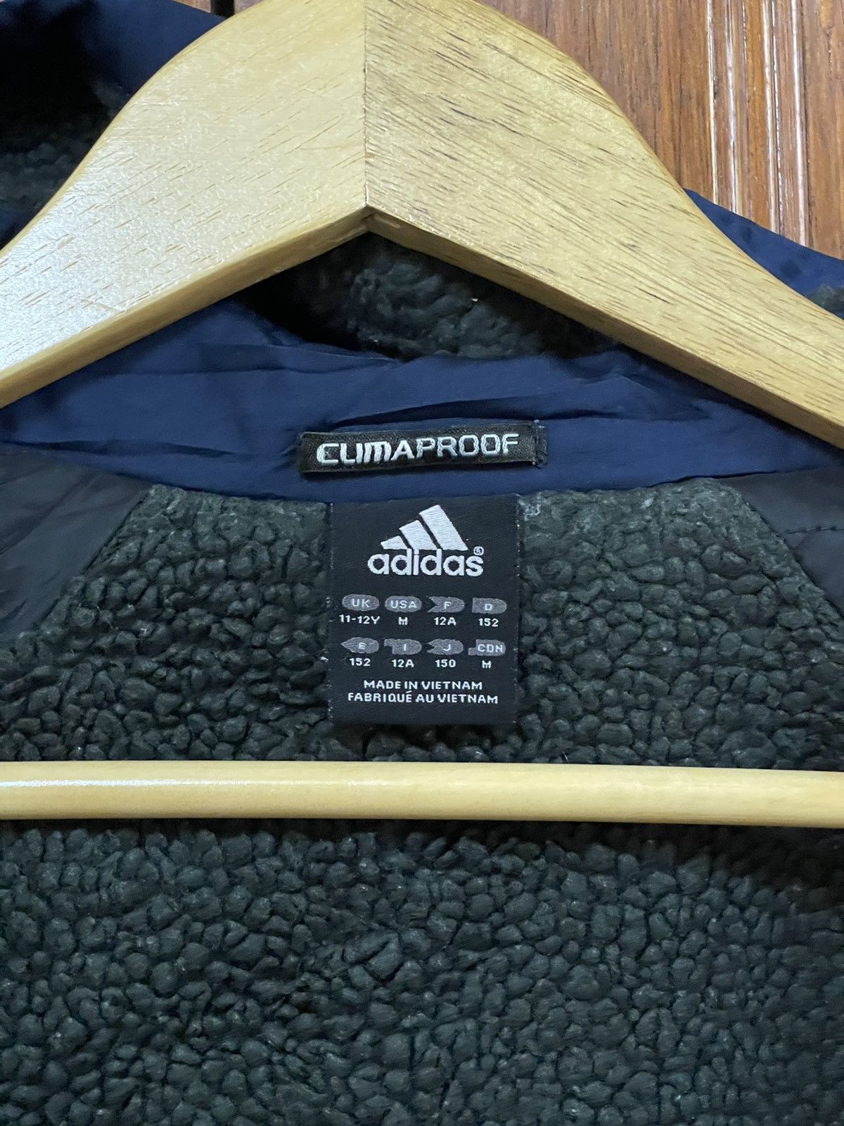 Adidas VINTAGE Adidas LONG Sweater JACKET Liner Fleece Size US M / EU 48-50 / 2 - 10 Thumbnail