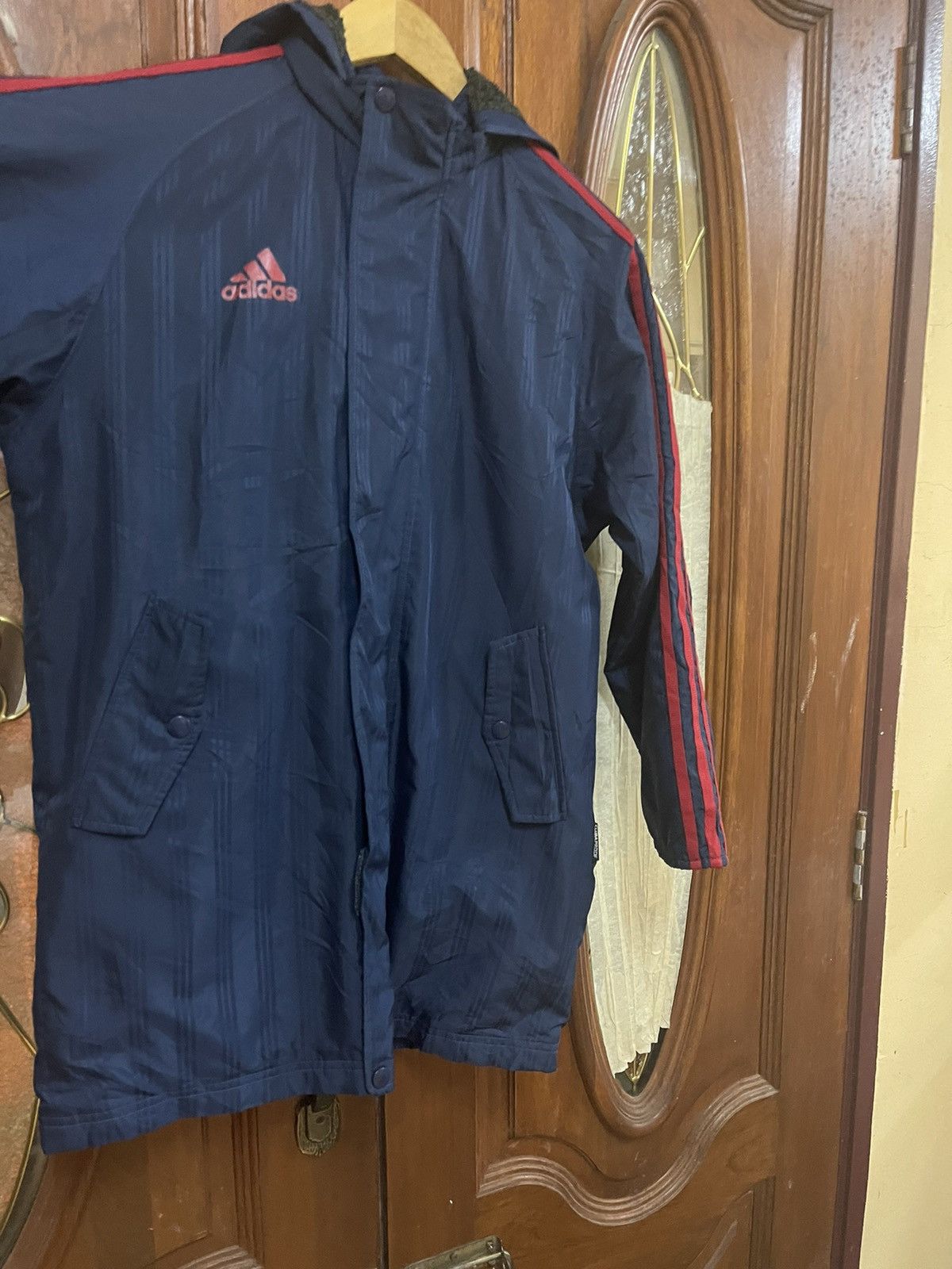 Adidas VINTAGE Adidas LONG Sweater JACKET Liner Fleece Size US M / EU 48-50 / 2 - 3 Thumbnail