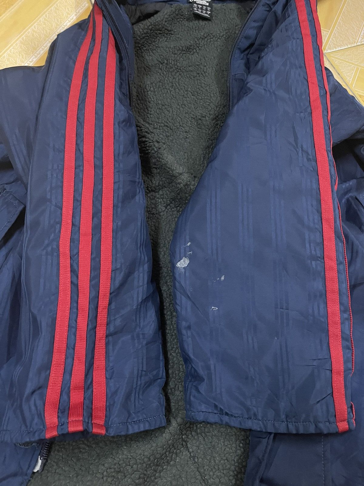 Adidas VINTAGE Adidas LONG Sweater JACKET Liner Fleece Size US M / EU 48-50 / 2 - 14 Thumbnail
