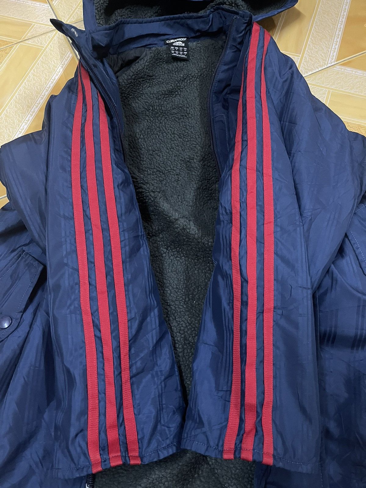 Adidas VINTAGE Adidas LONG Sweater JACKET Liner Fleece Size US M / EU 48-50 / 2 - 13 Thumbnail