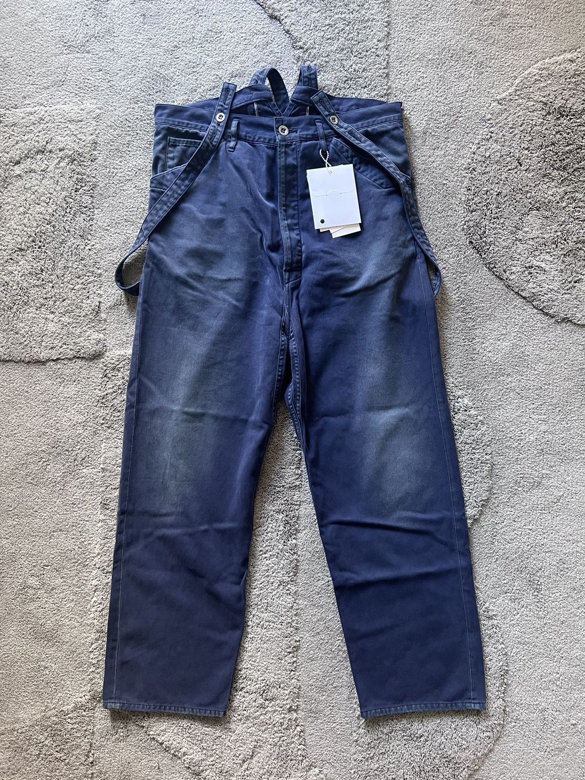 Visvim VISVIM 23SS KAFKA BRACES PANTS DMGD size3 Navy | Grailed